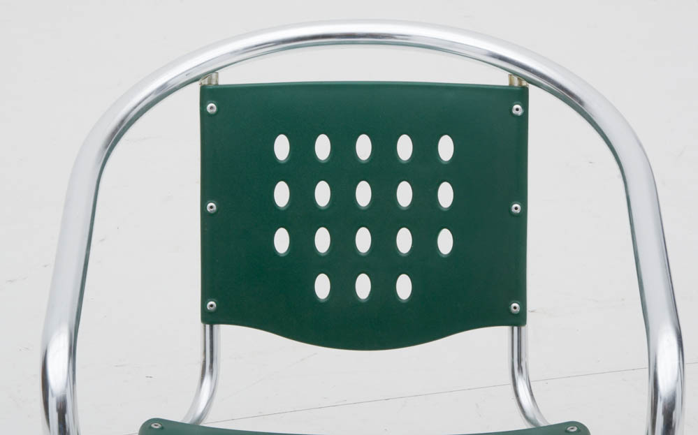 Set of Six Outdoor / Indoor Stacking Chairs