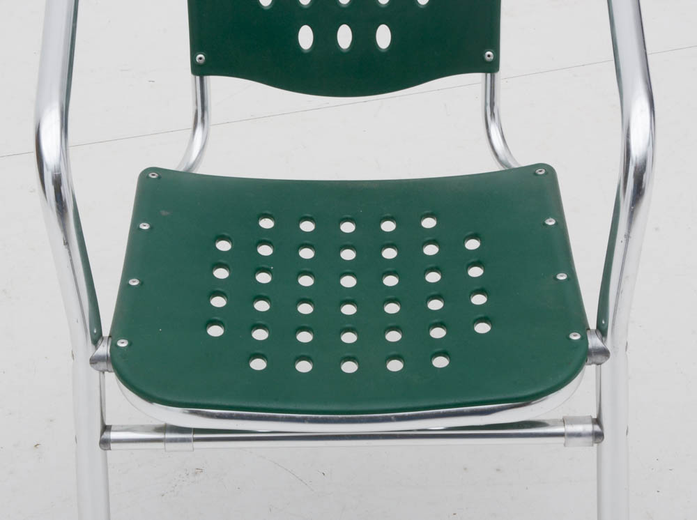 Set of Six Outdoor / Indoor Stacking Chairs