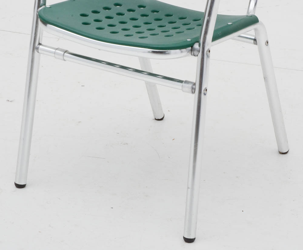 Set of Six Outdoor / Indoor Stacking Chairs