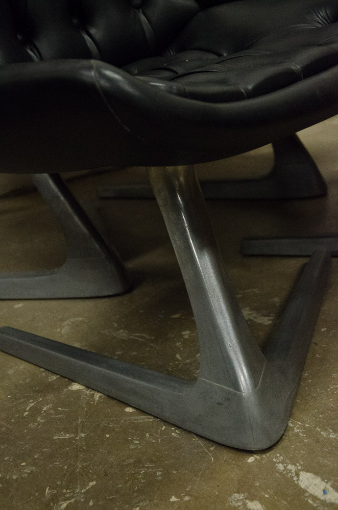 Chromcraft "Star Trek" Dining Table And "Sculpta" Chairs