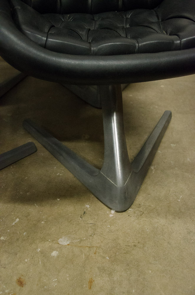 Chromcraft "Star Trek" Dining Table And "Sculpta" Chairs