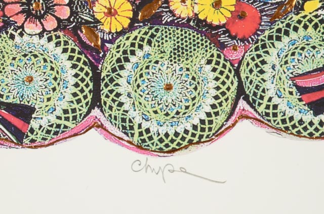 Amram Ebgi Signed Artist Proof Embossed Offset Lithograph "Chuppah"