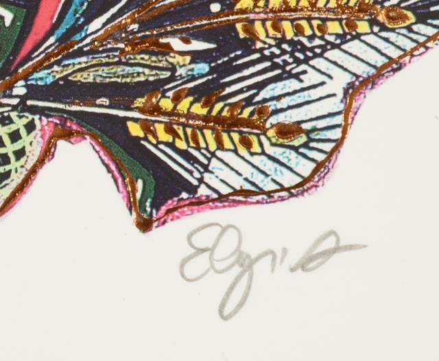 Amram Ebgi Signed Artist Proof Embossed Offset Lithograph "Chuppah"