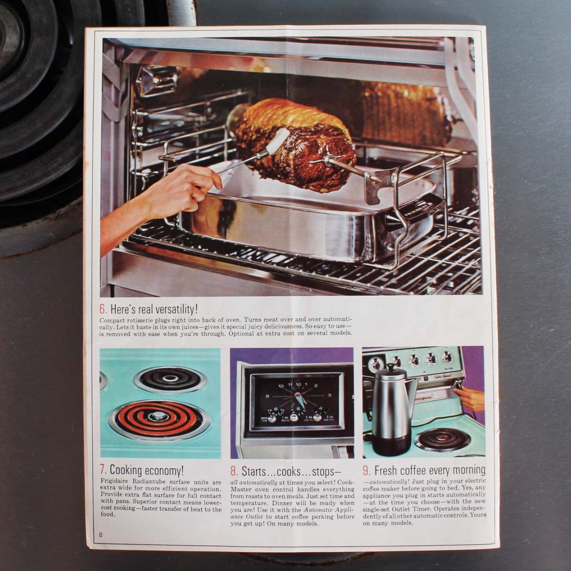 Vintage 1960s Frigidaire Flair Range