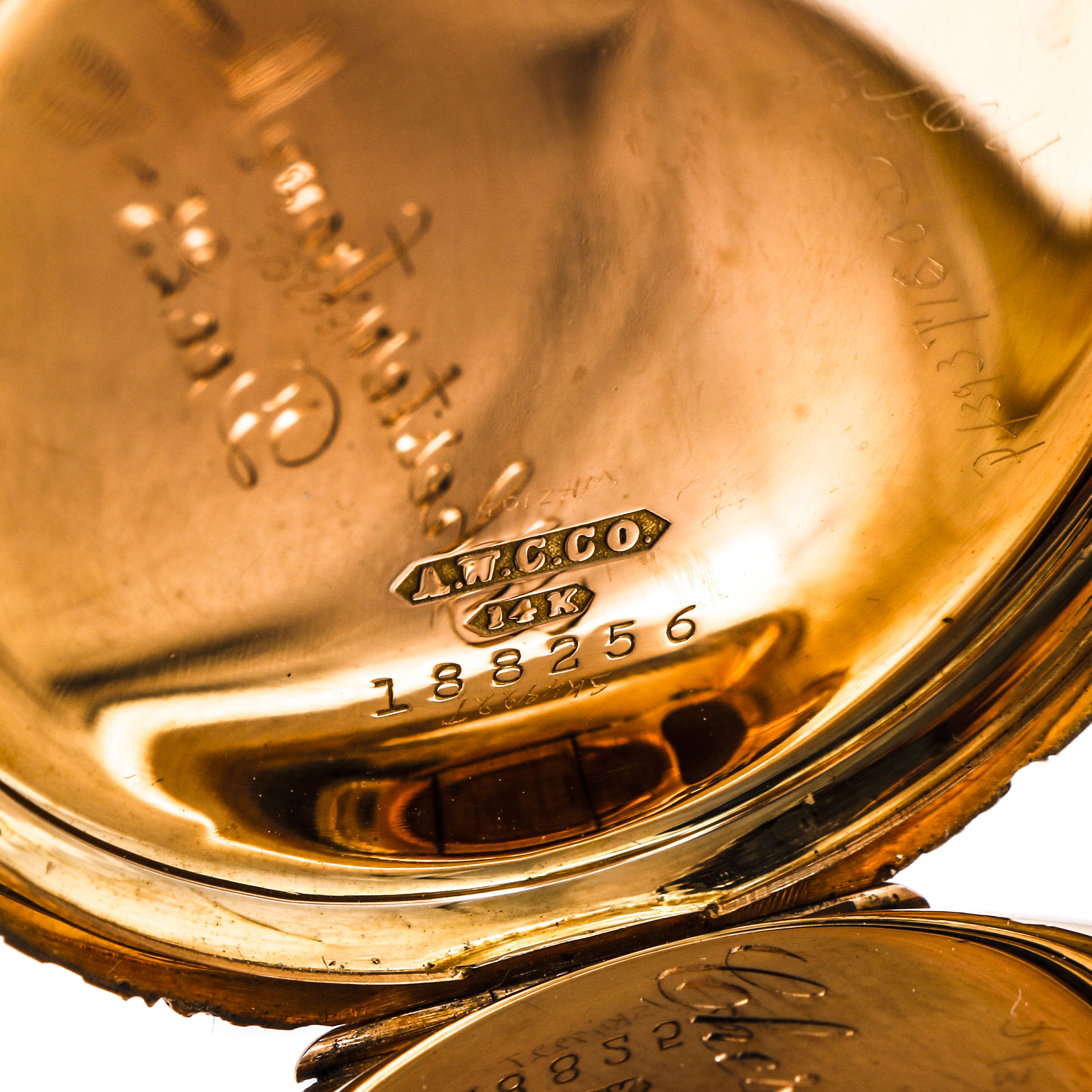 Antique 14K Yellow Gold Wm. Hendricks Sons Pocket Watch