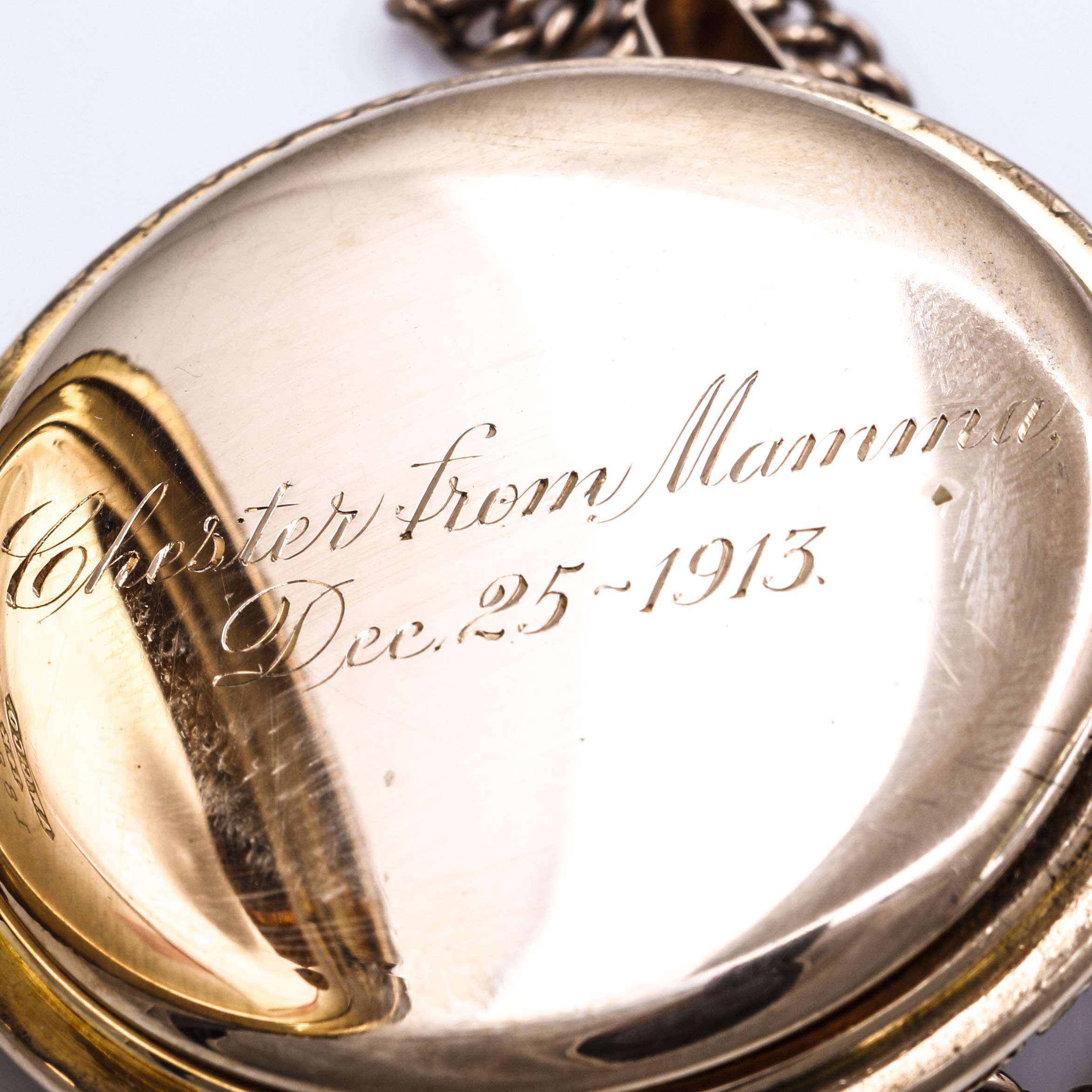 Antique 14K Yellow Gold Wm. Hendricks Sons Pocket Watch