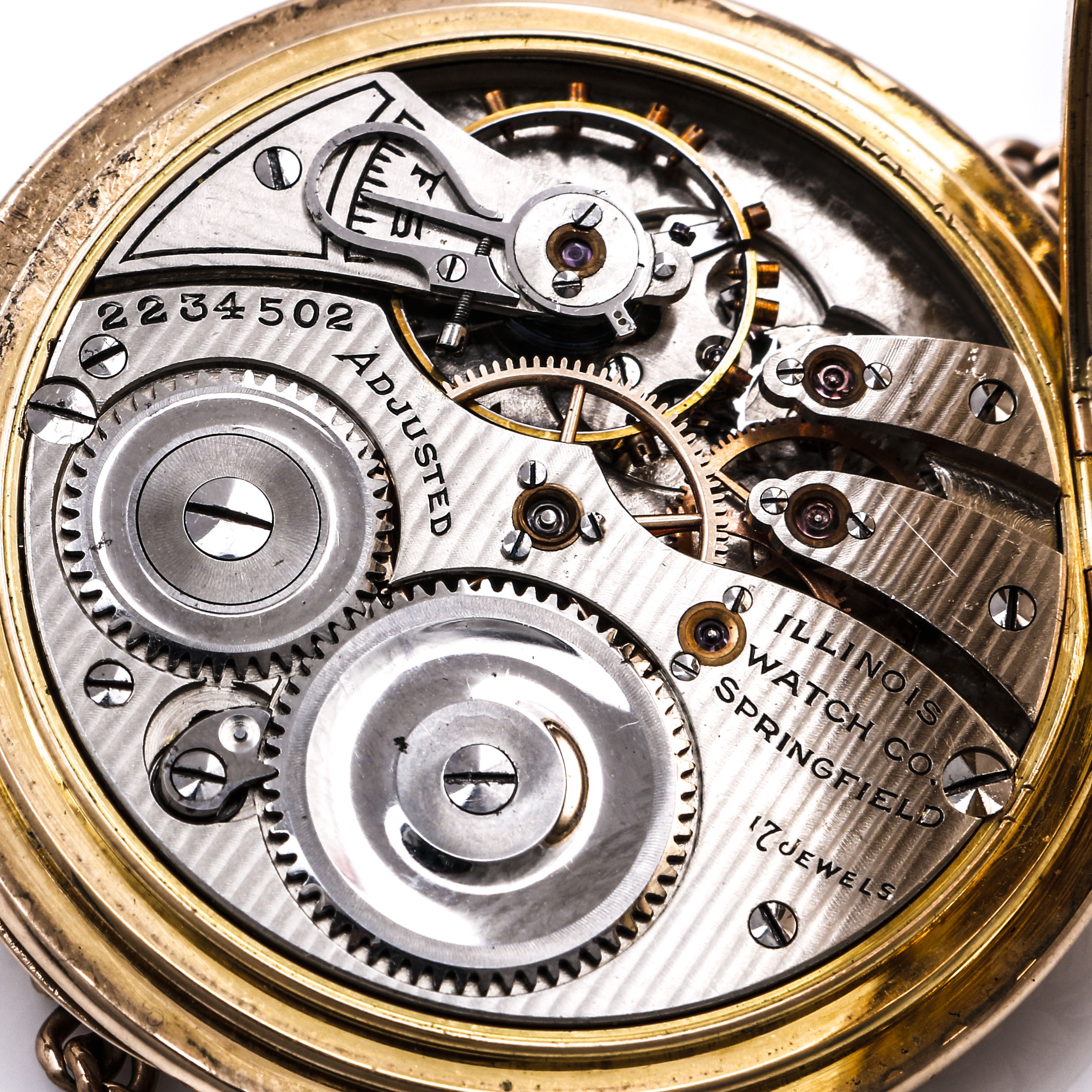 Antique 14K Yellow Gold Wm. Hendricks Sons Pocket Watch