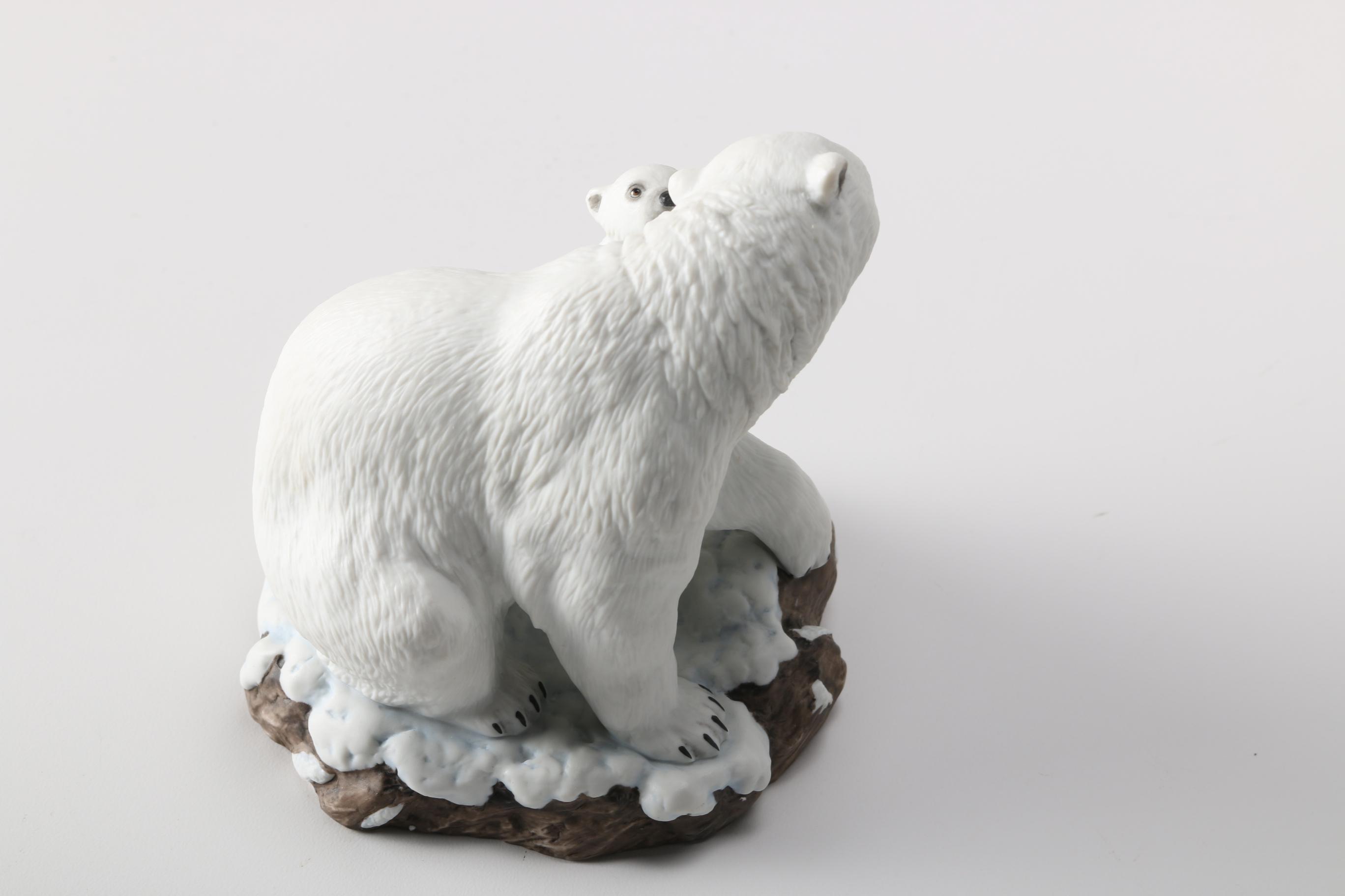 Lenox "Gentle Majesty" and "Cozy Moment" Porcelain Animal Figurines