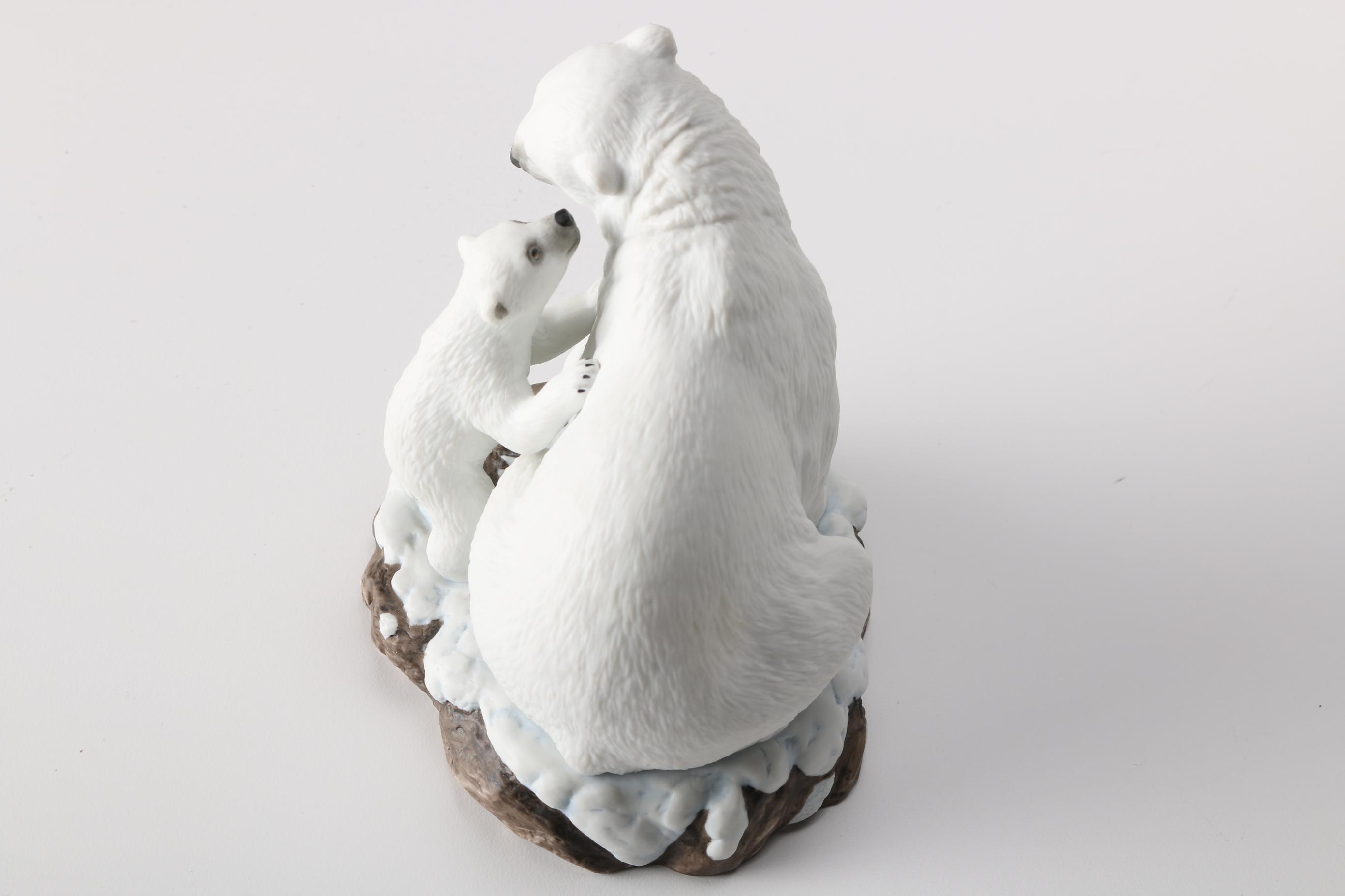 Lenox "Gentle Majesty" and "Cozy Moment" Porcelain Animal Figurines