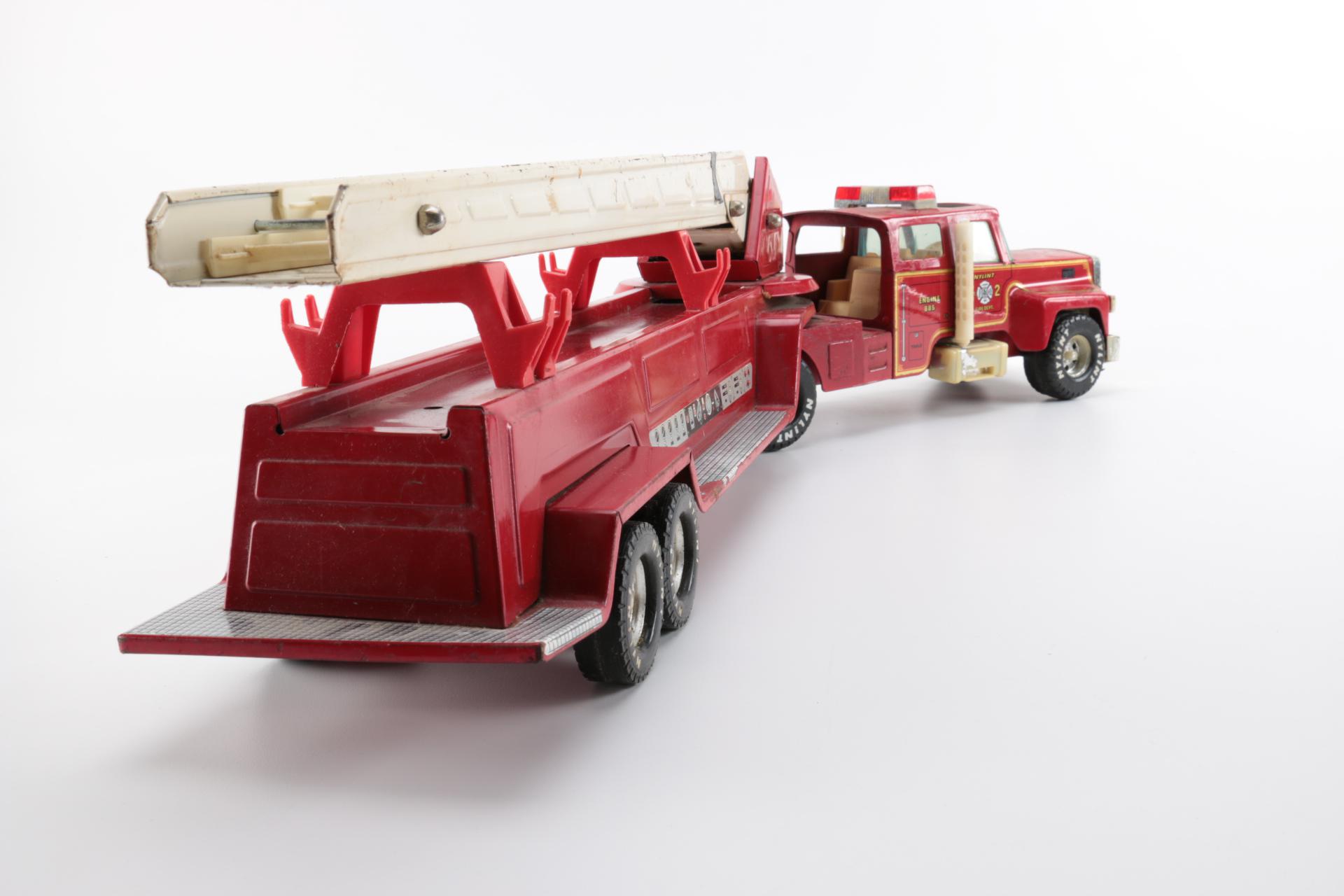 Vintage Nylint Aerial Hook-N-Ladder Fire Truck