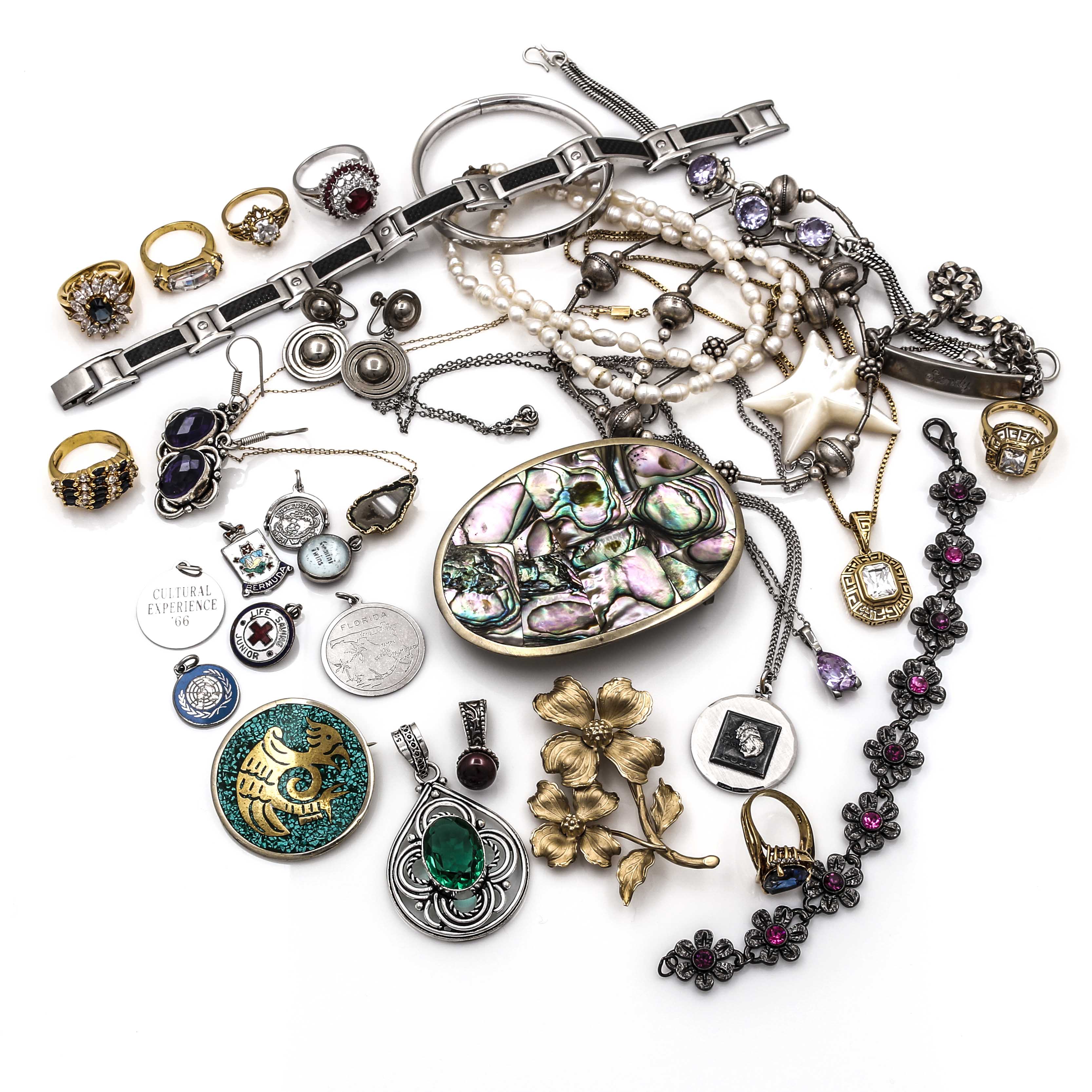 Assortment of Costume Jewelry