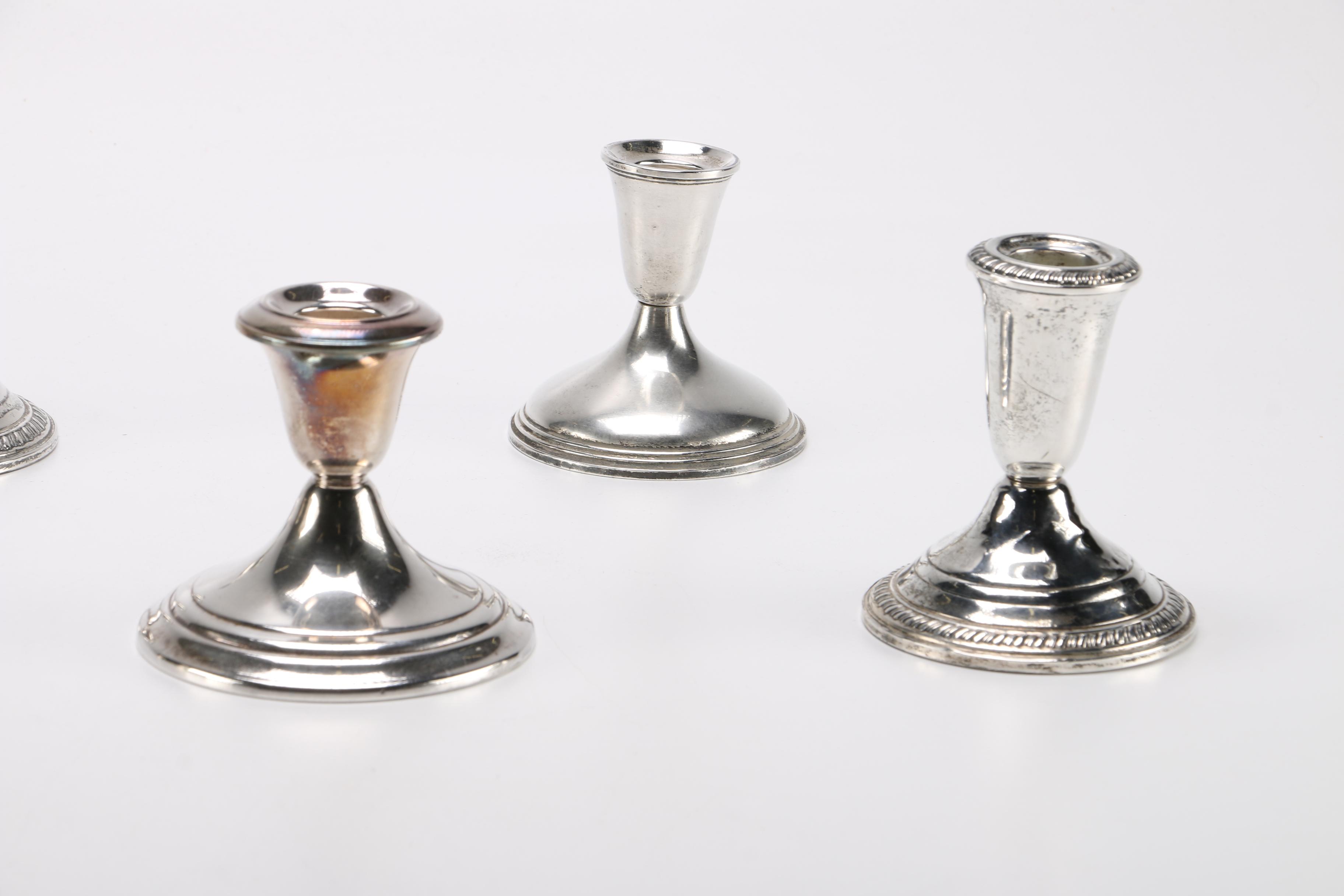 Weighted Sterling Candlesticks Featuring Frank M. Whiting & Company