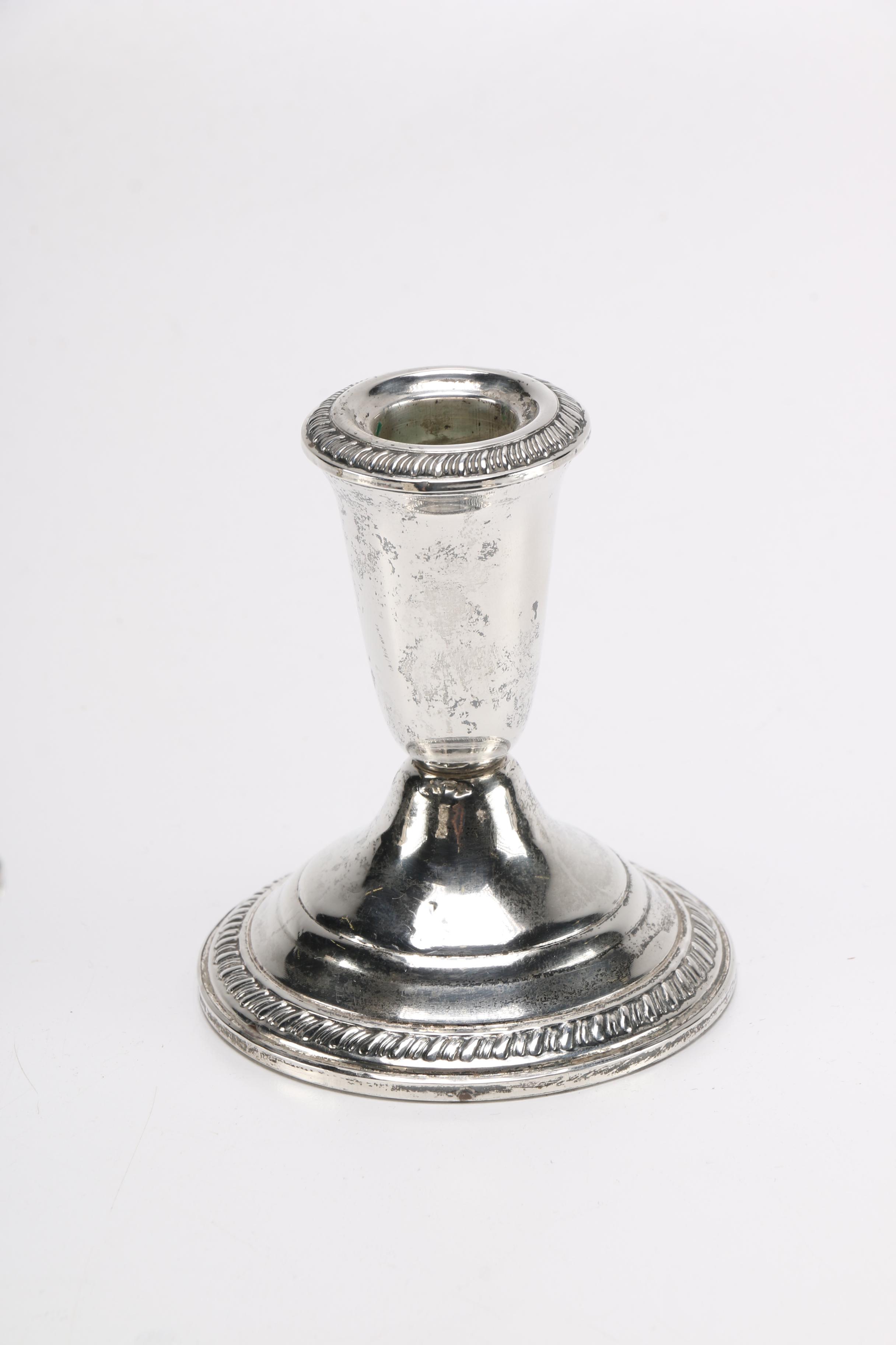 Weighted Sterling Candlesticks Featuring Frank M. Whiting & Company