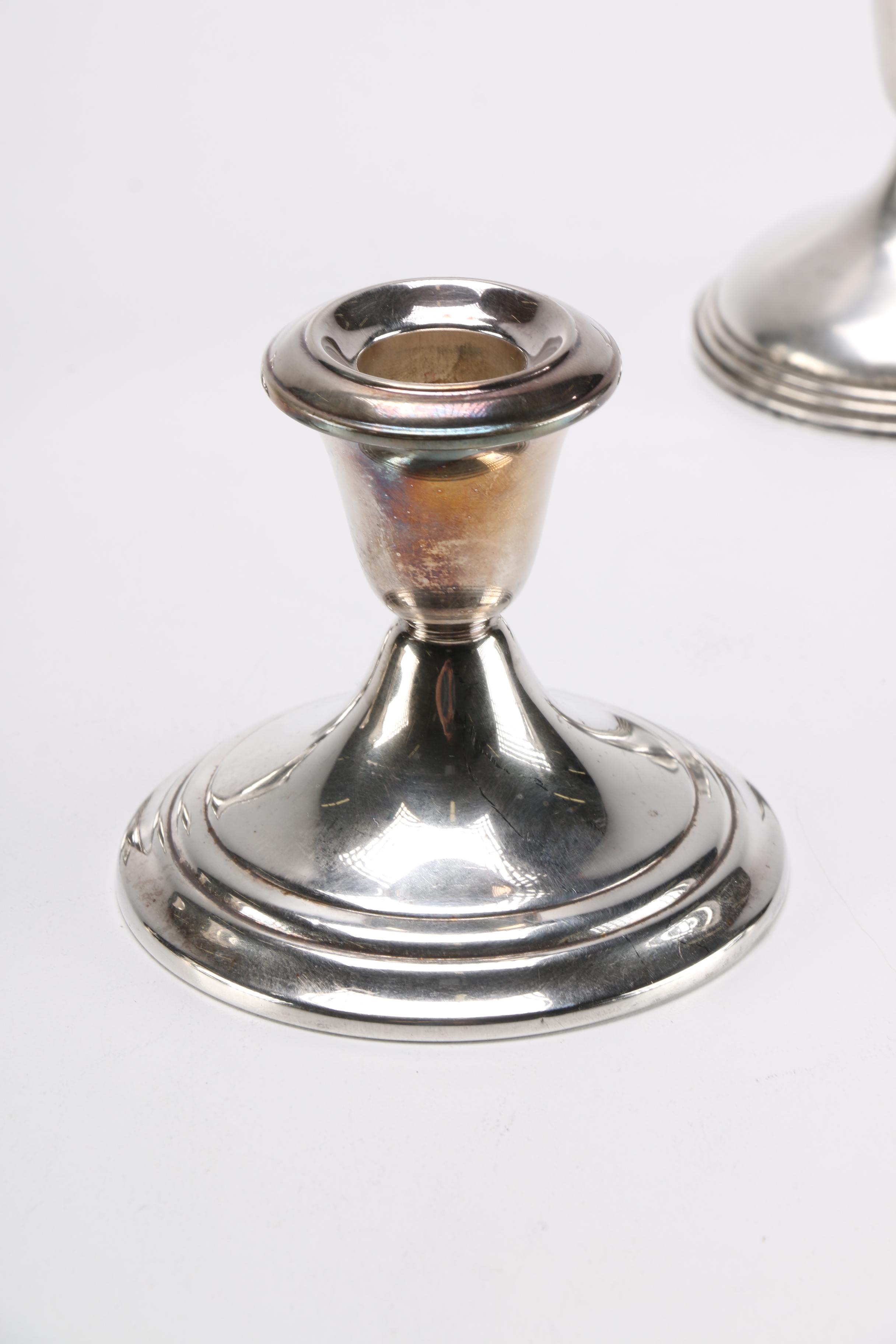 Weighted Sterling Candlesticks Featuring Frank M. Whiting & Company