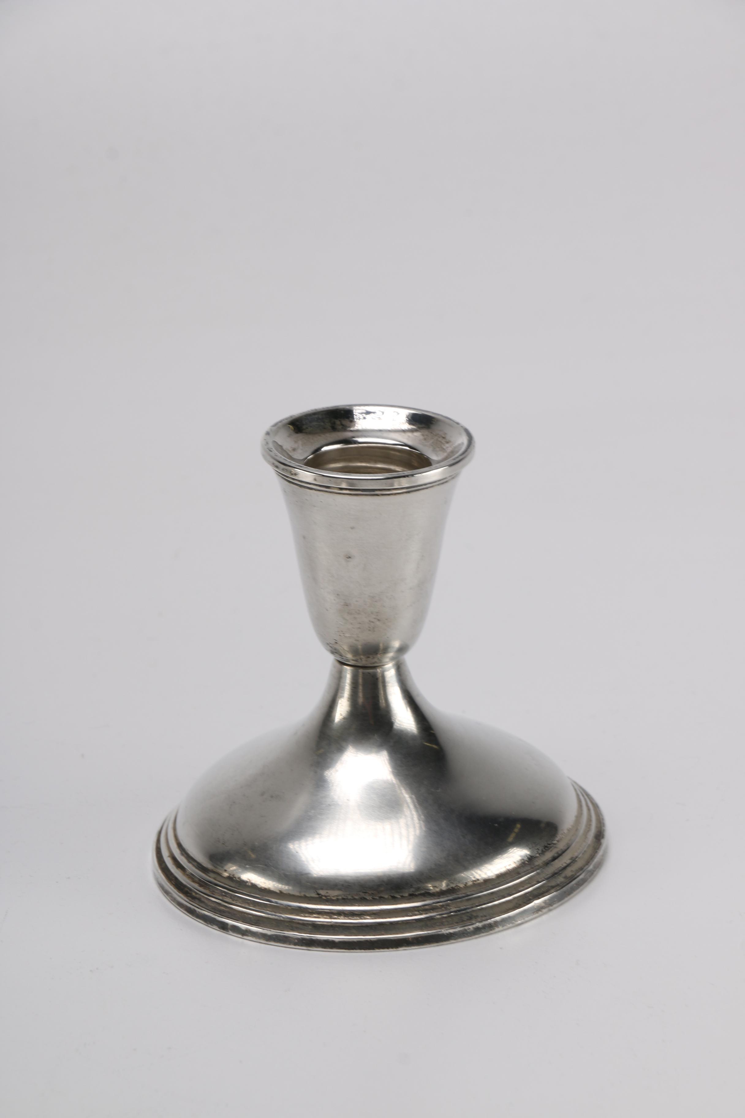 Weighted Sterling Candlesticks Featuring Frank M. Whiting & Company