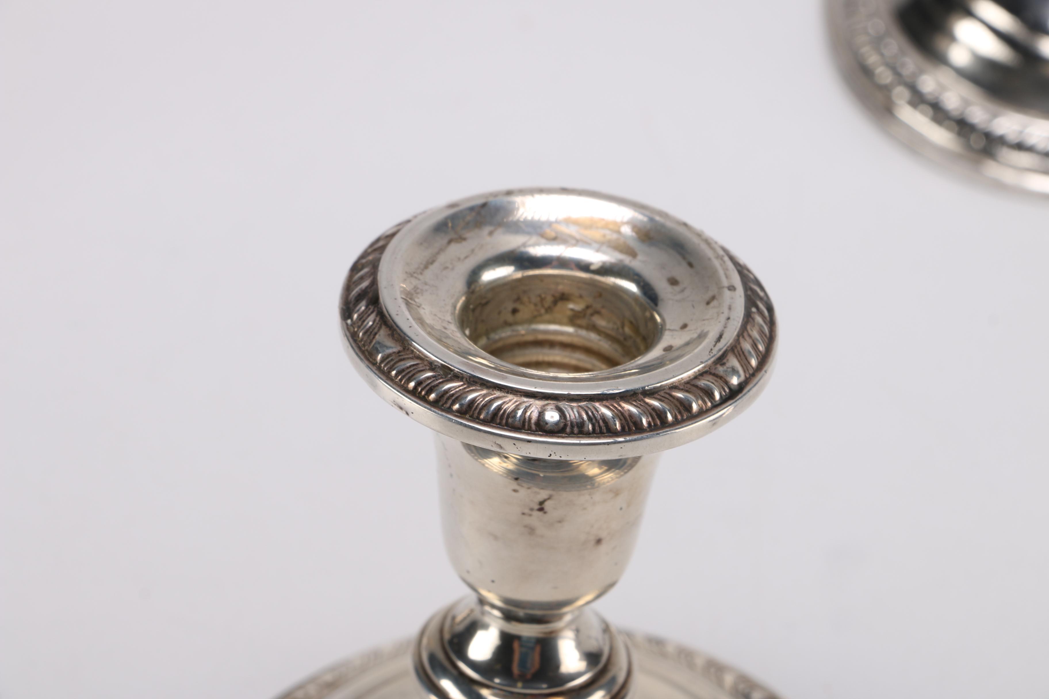 Weighted Sterling Candlesticks Featuring Frank M. Whiting & Company