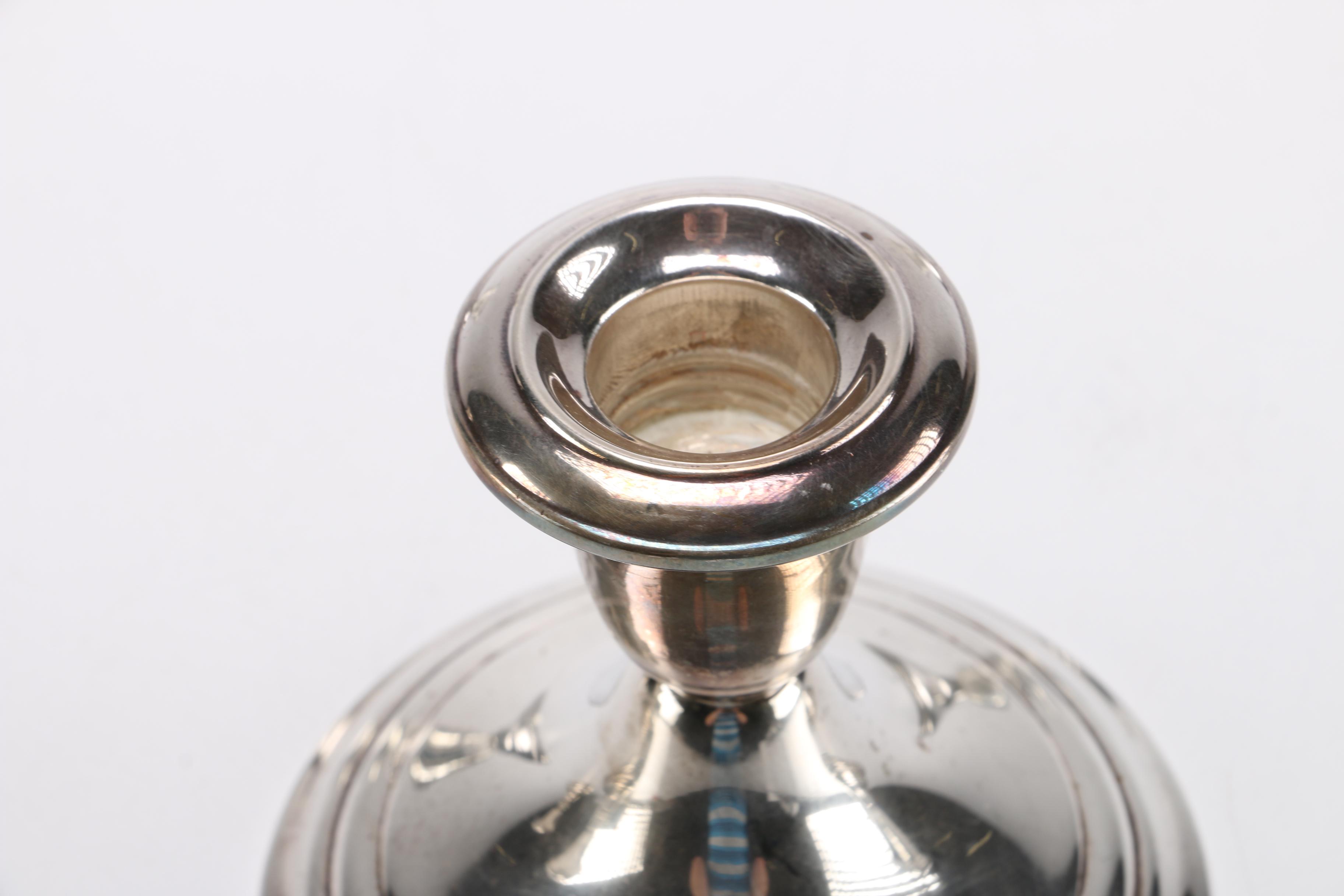 Weighted Sterling Candlesticks Featuring Frank M. Whiting & Company