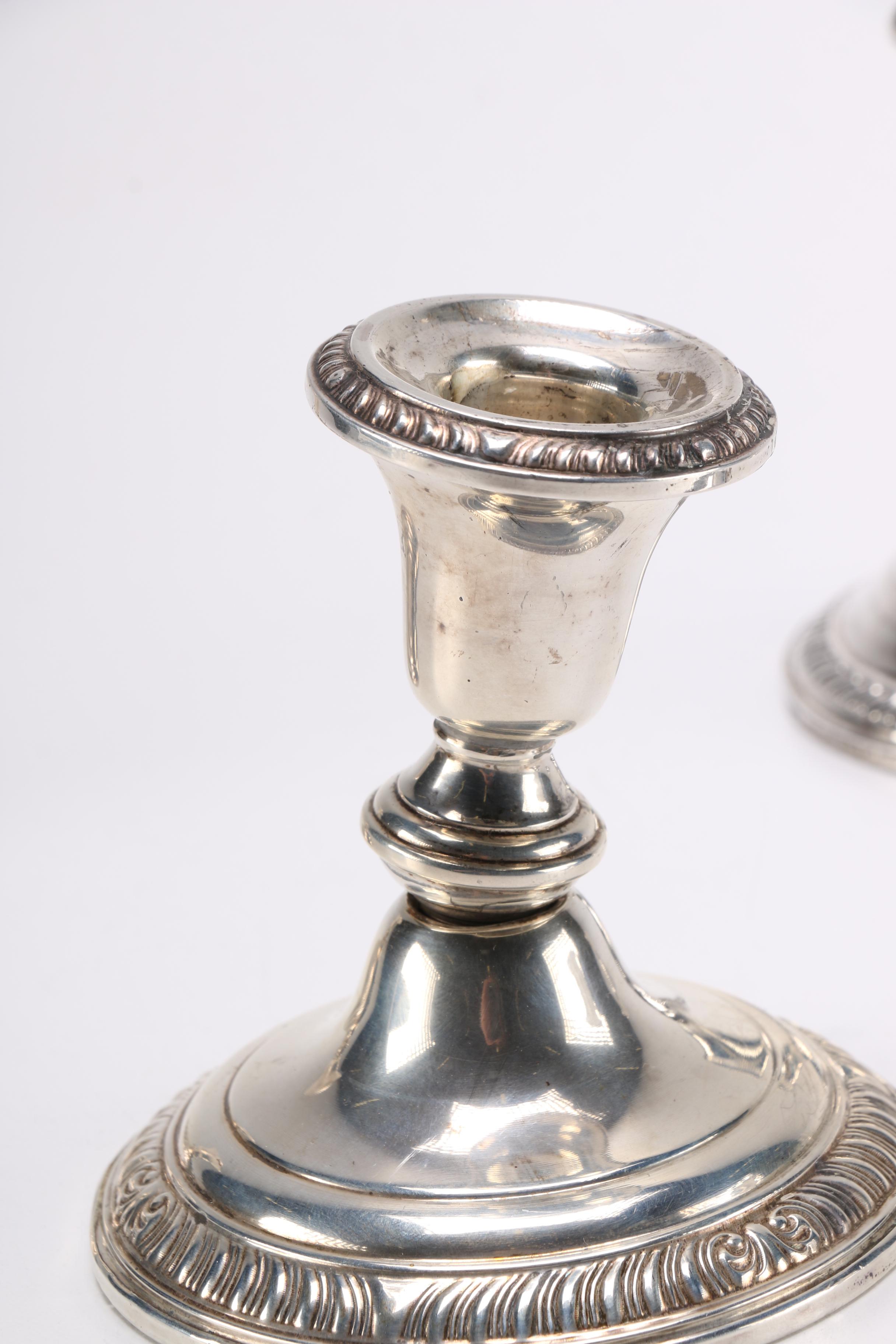 Weighted Sterling Candlesticks Featuring Frank M. Whiting & Company