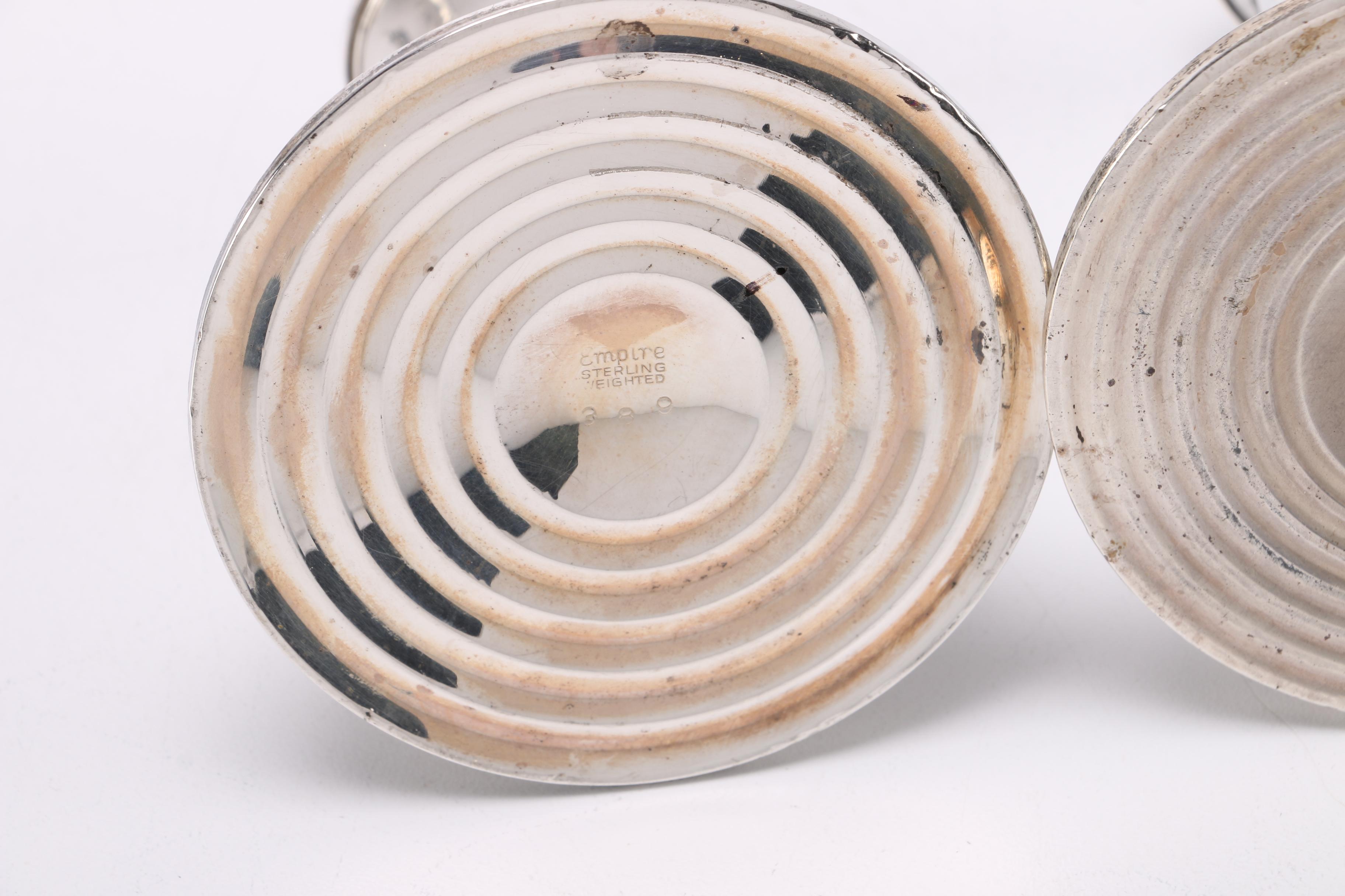 Weighted Sterling Candlesticks Featuring Frank M. Whiting & Company