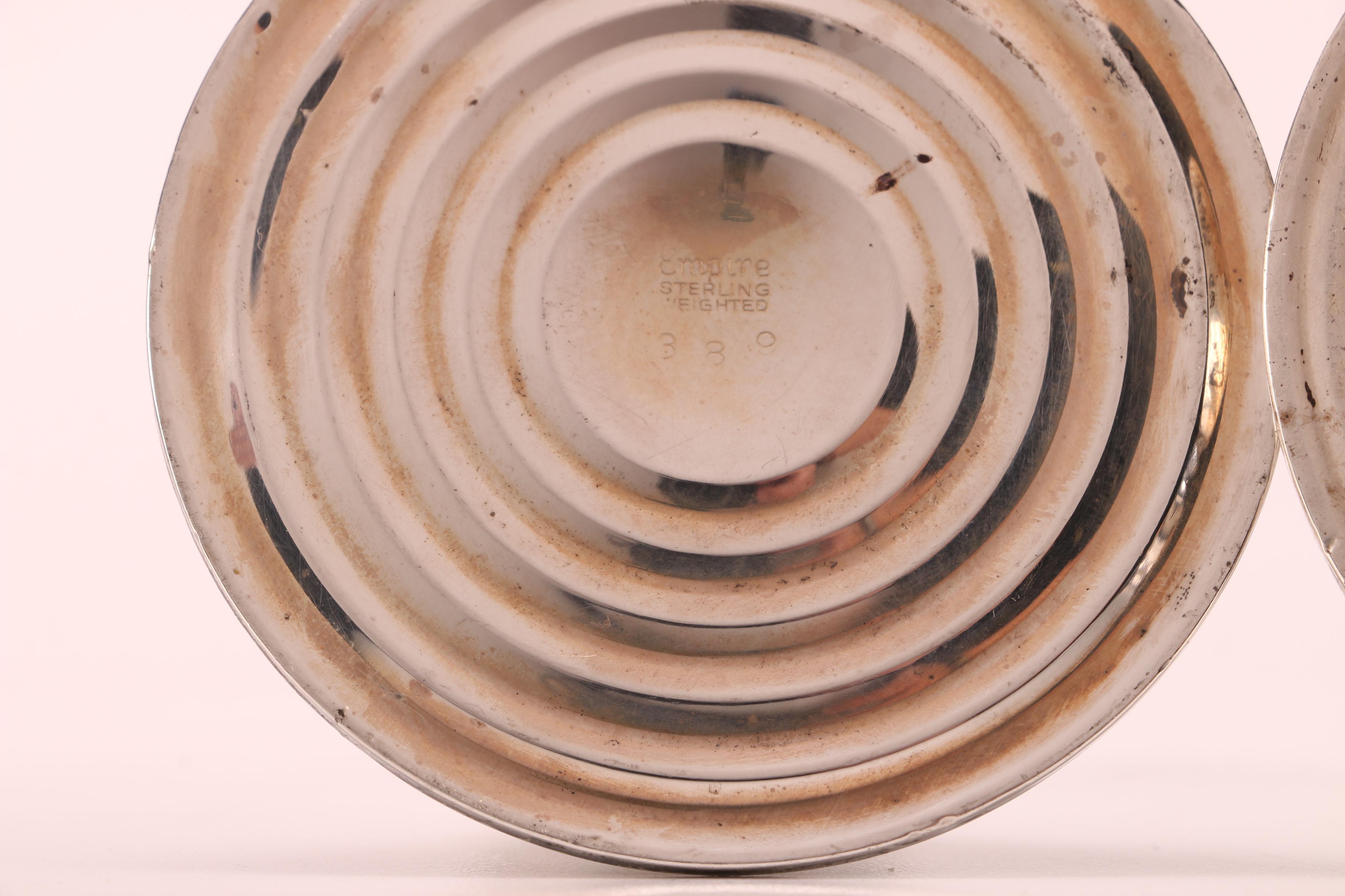 Weighted Sterling Candlesticks Featuring Frank M. Whiting & Company