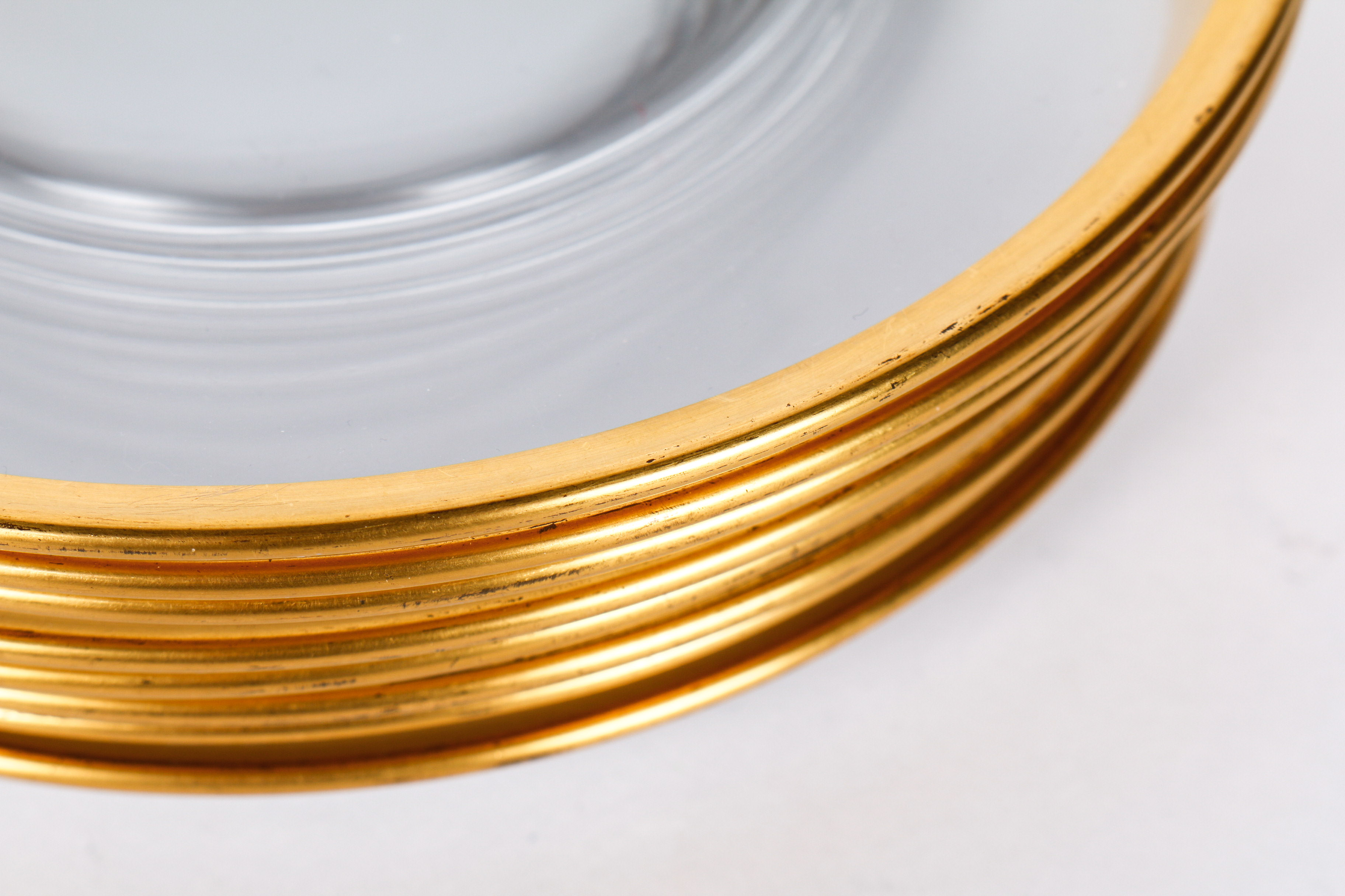 Set of Vintage Gold Rimmed Plates and China Tea Cups