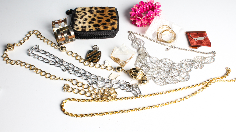 Abundant Assortment of Costume Jewelry and Accessories