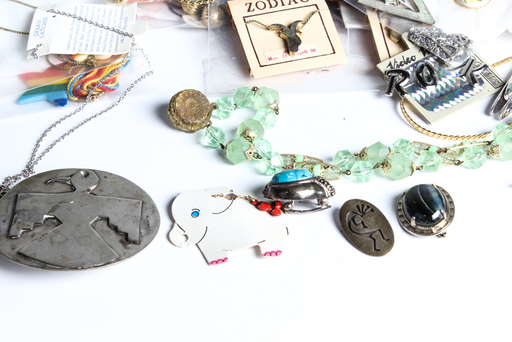 Abundant Assortment of Costume Jewelry and Accessories