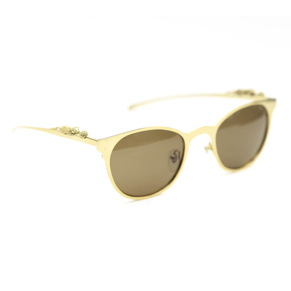 Cartier サングラス ハーフリム エタニティ ゴールド ブラウン 135 Genuine Cartier Eyewear, Model 'cartier135' - Etsy
