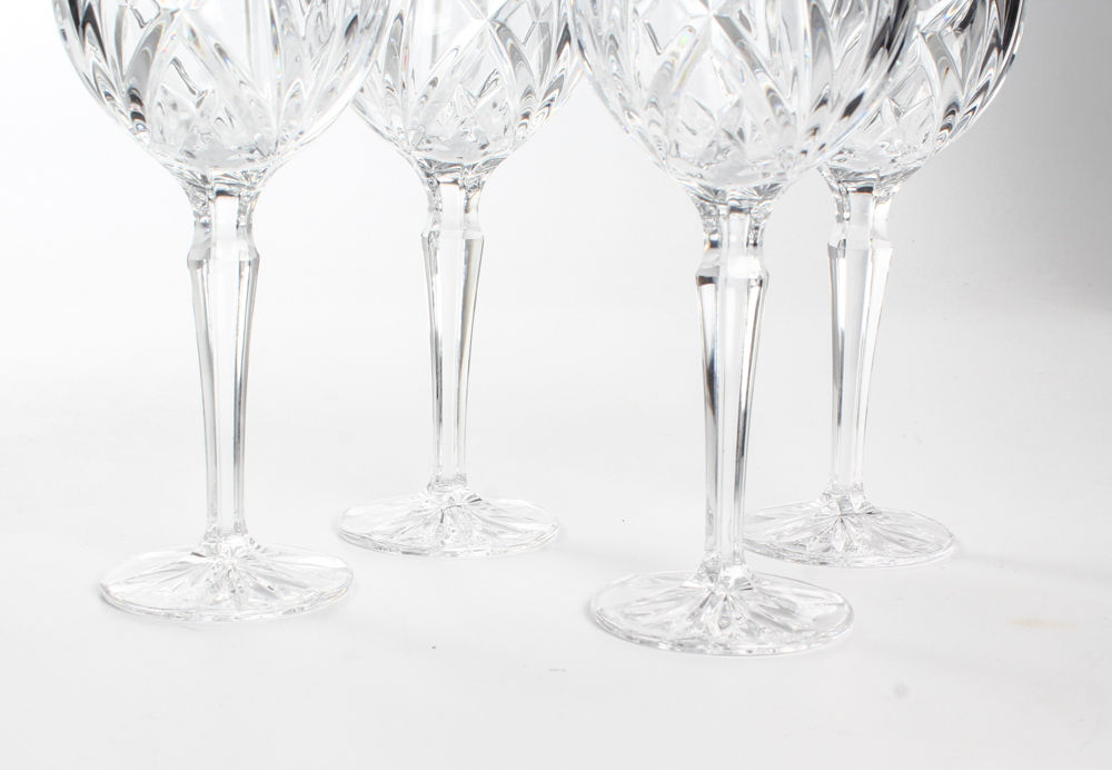 Marquis by Waterford Crystal "Brookside" Goblet Glass Set