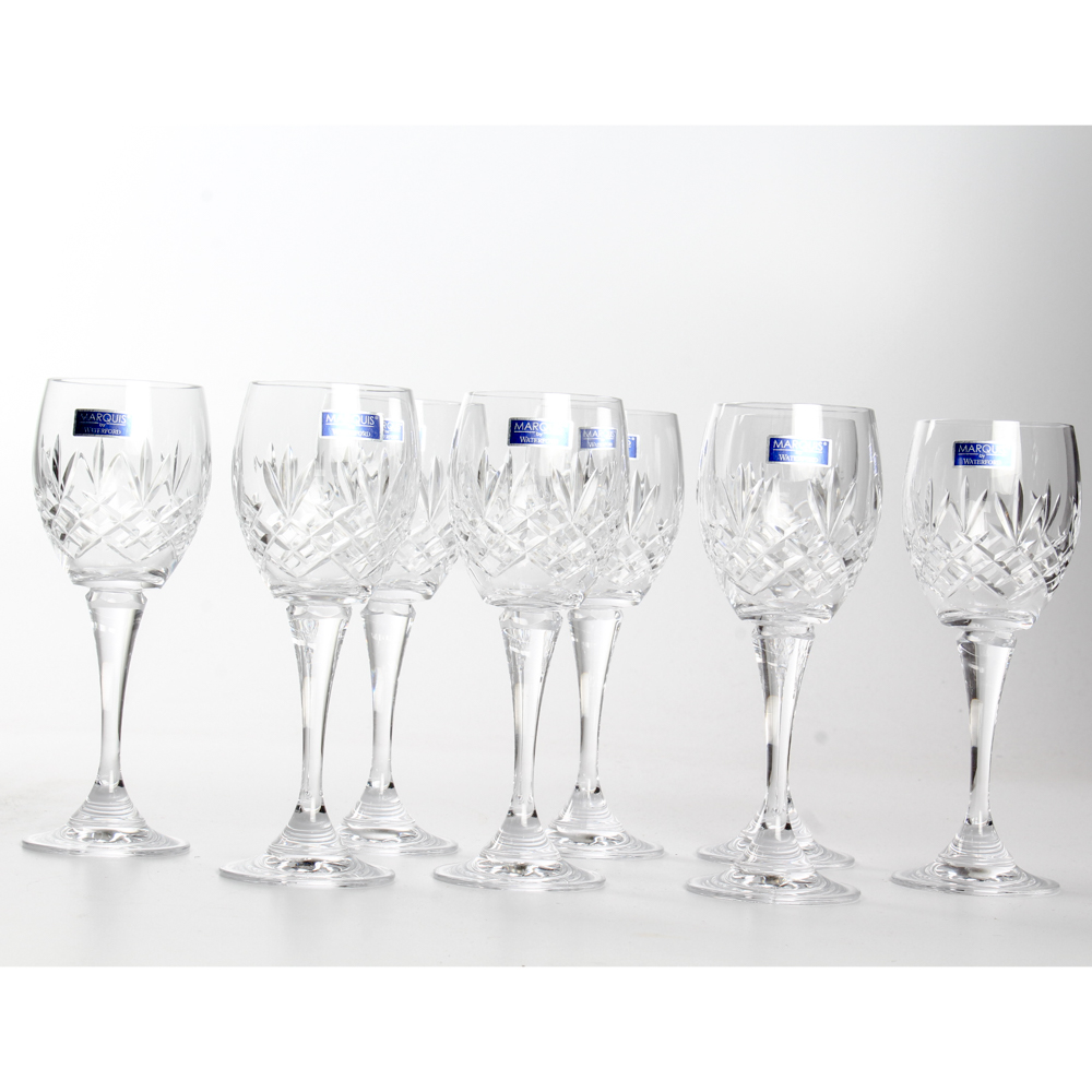Marquis by Waterford Crystal "Brookside" White Wine Glass Set