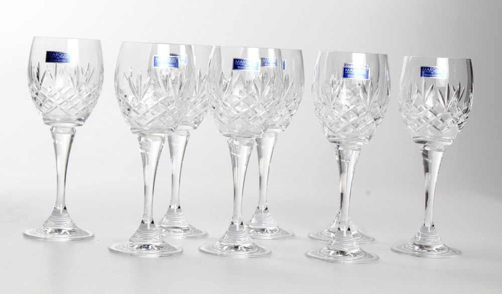 Marquis by Waterford Crystal "Brookside" White Wine Glass Set