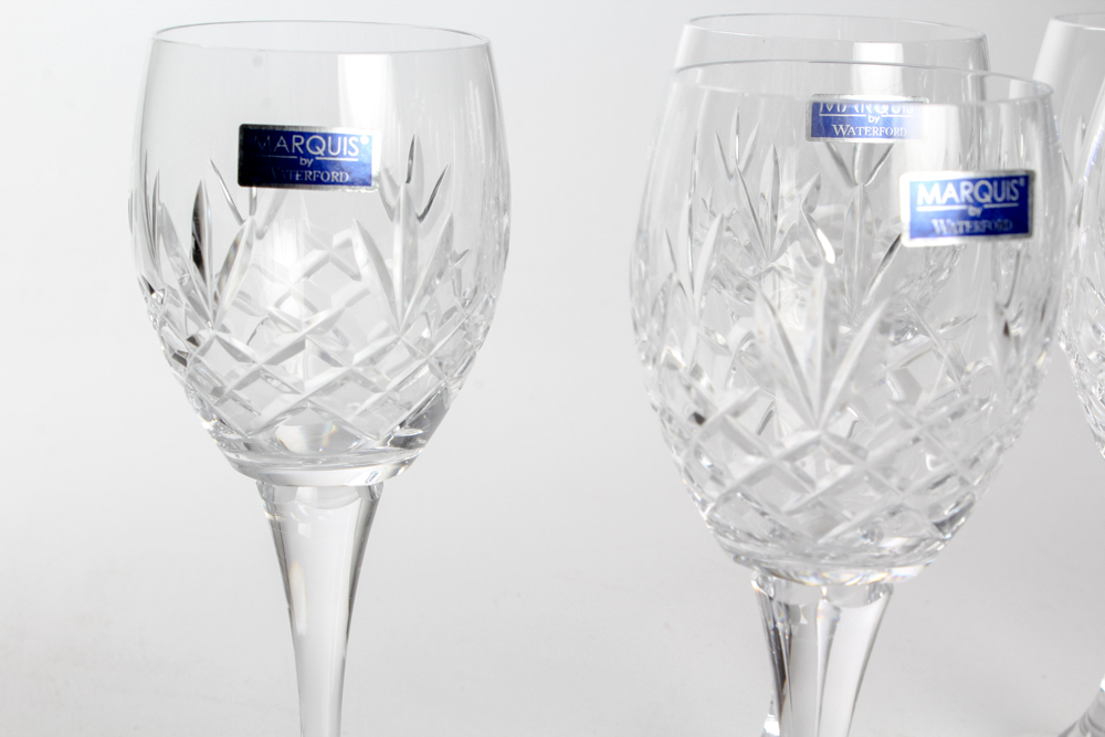 Marquis by Waterford Crystal "Brookside" White Wine Glass Set