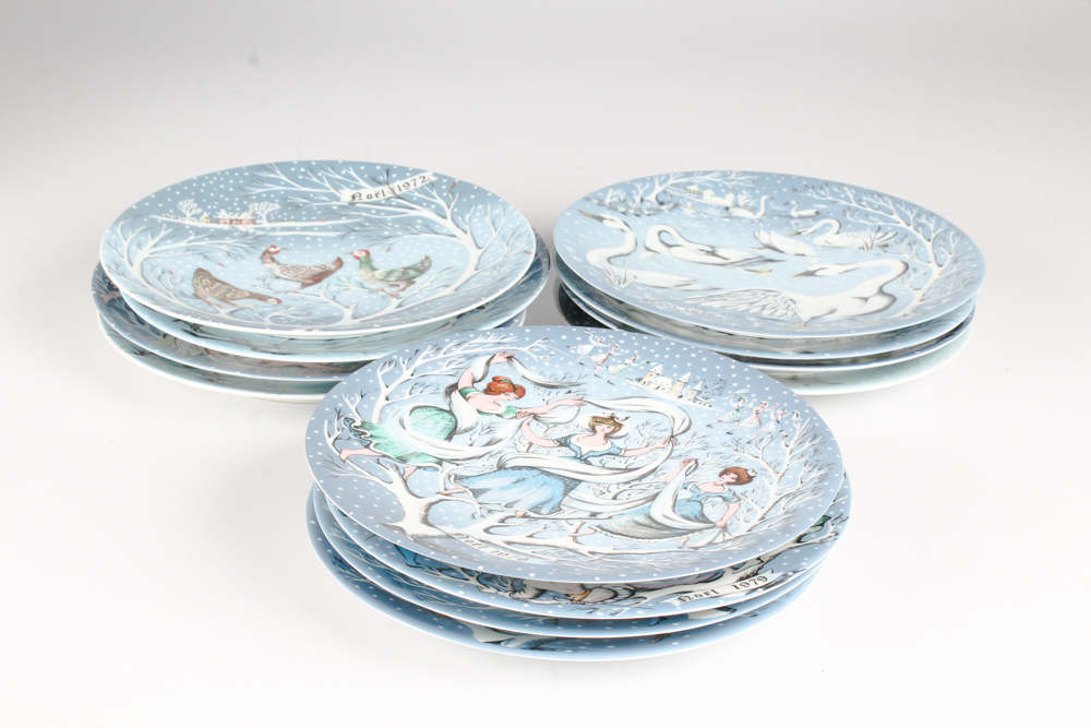 Haviland "Twelve Days of Christmas" Collector Plates