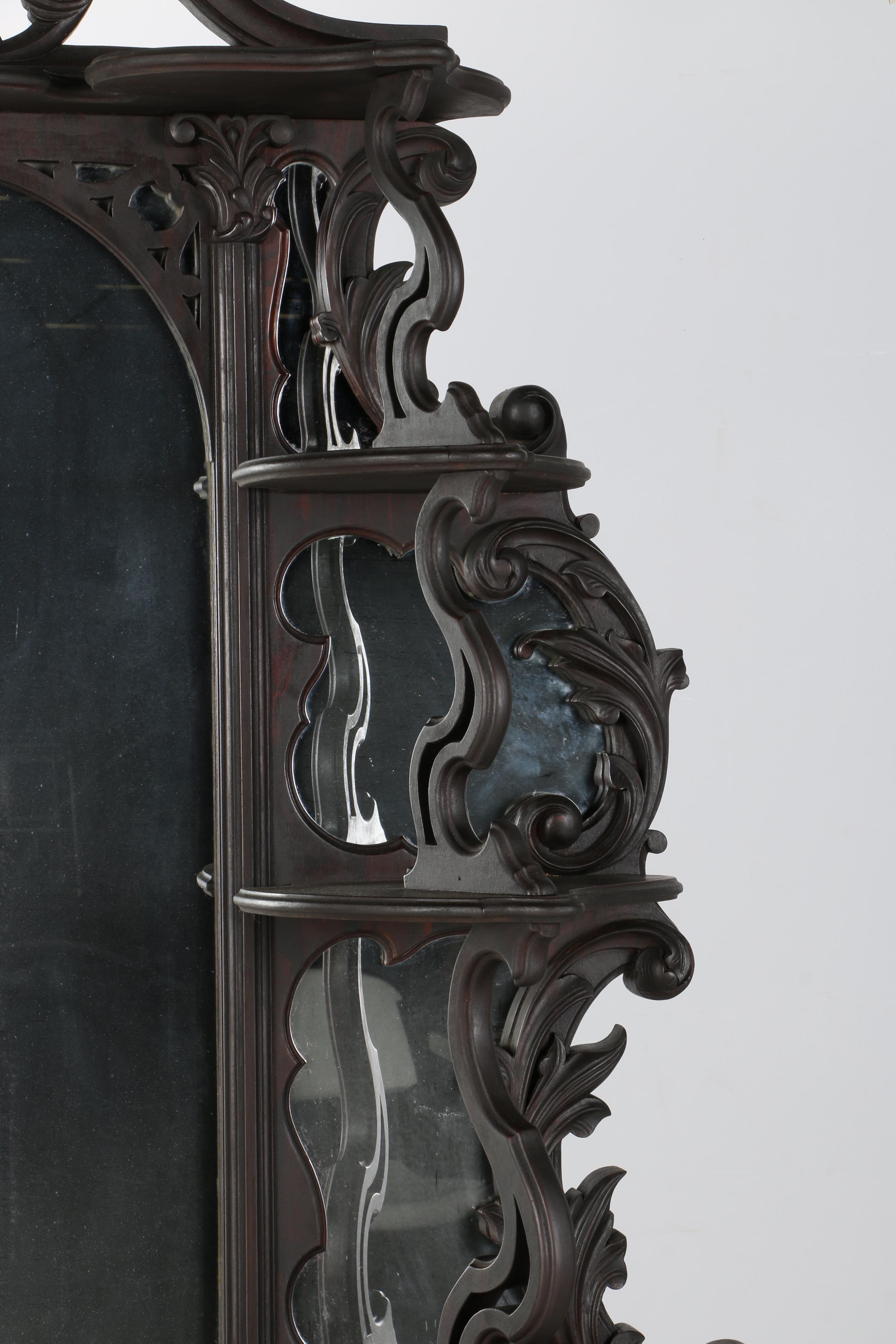 Mitchell and Rammelsberg 19th Century Rosewood Etagere