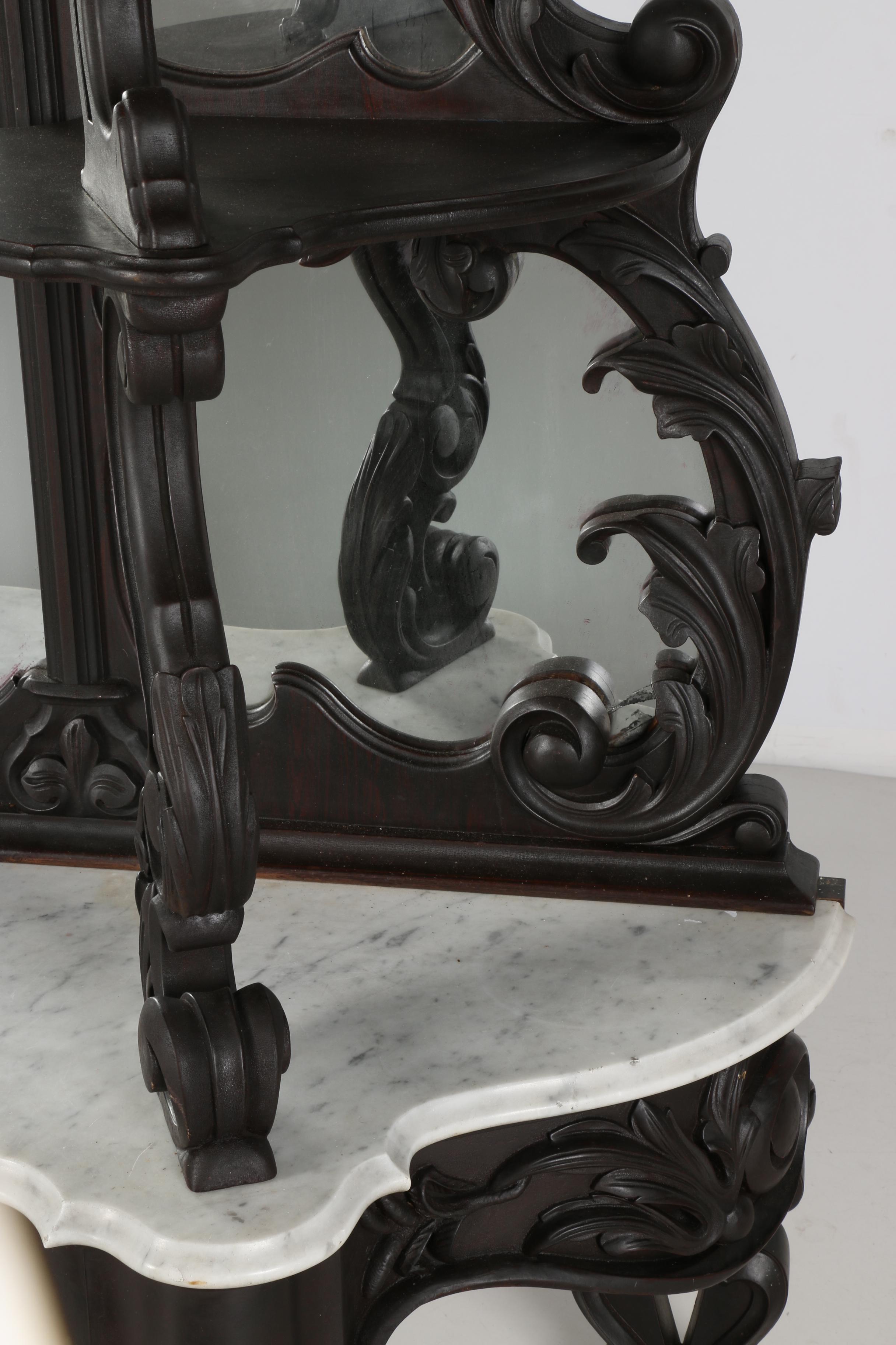 Mitchell and Rammelsberg 19th Century Rosewood Etagere