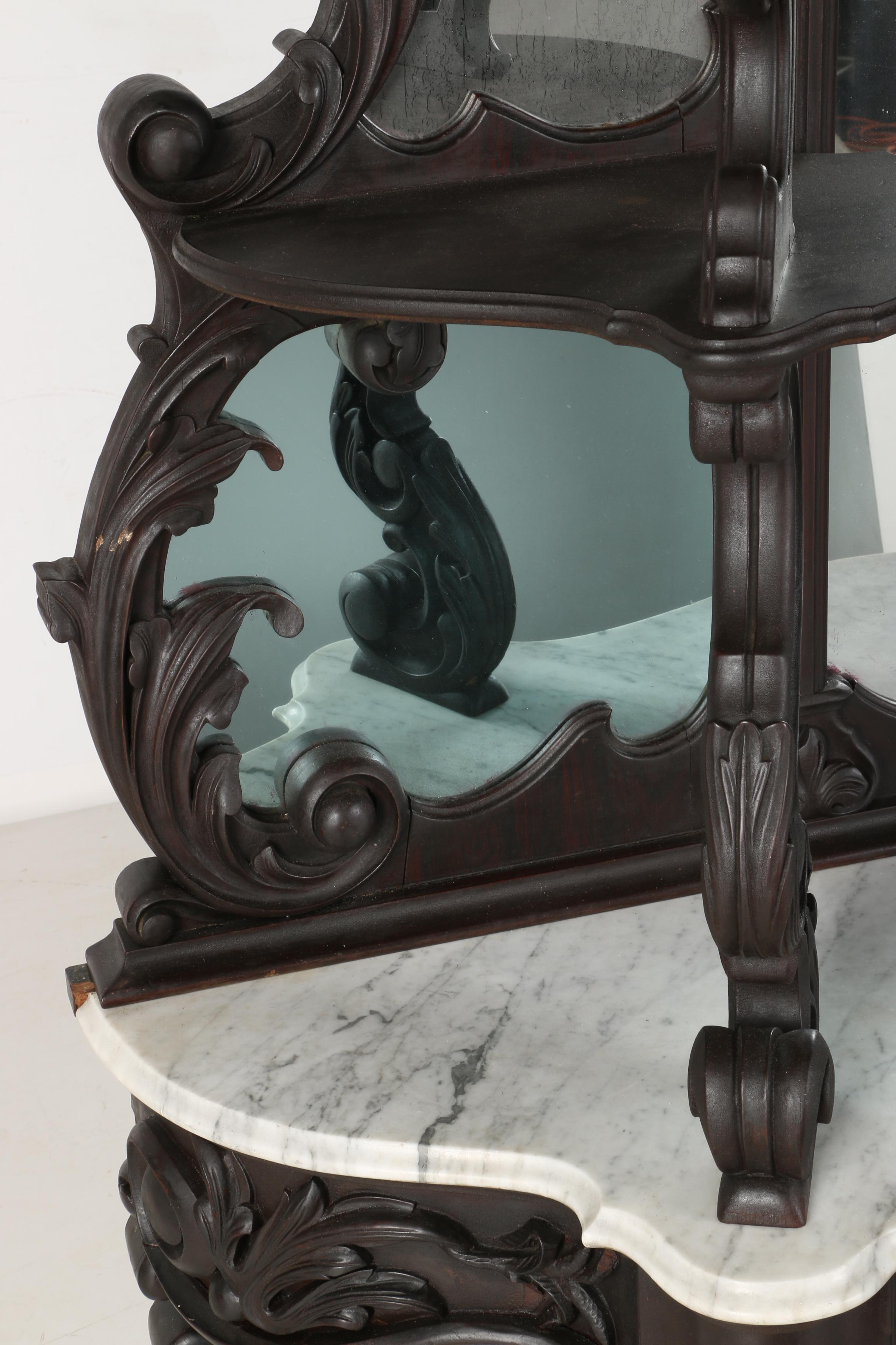 Mitchell and Rammelsberg 19th Century Rosewood Etagere