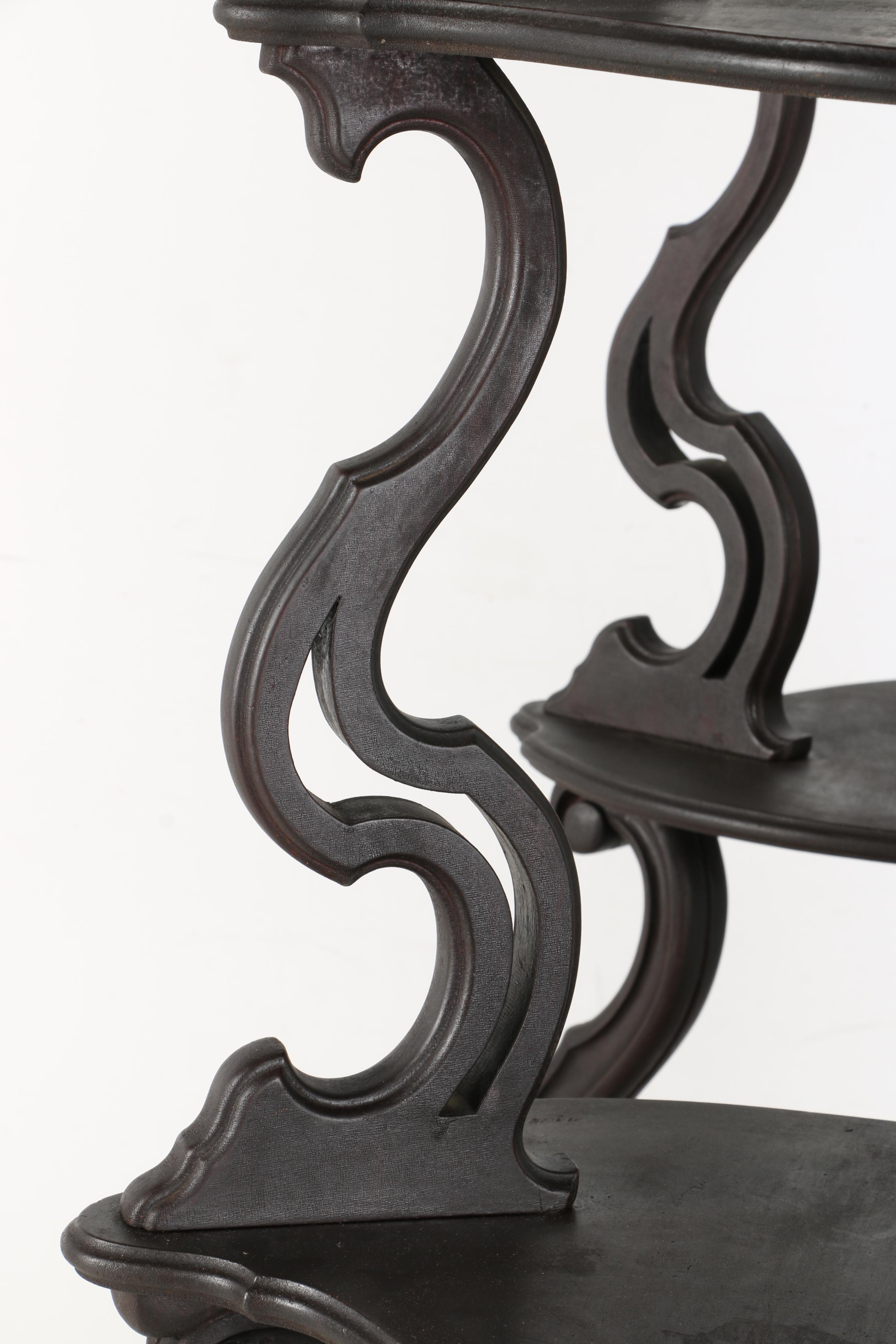 Mitchell and Rammelsberg 19th Century Rosewood Etagere