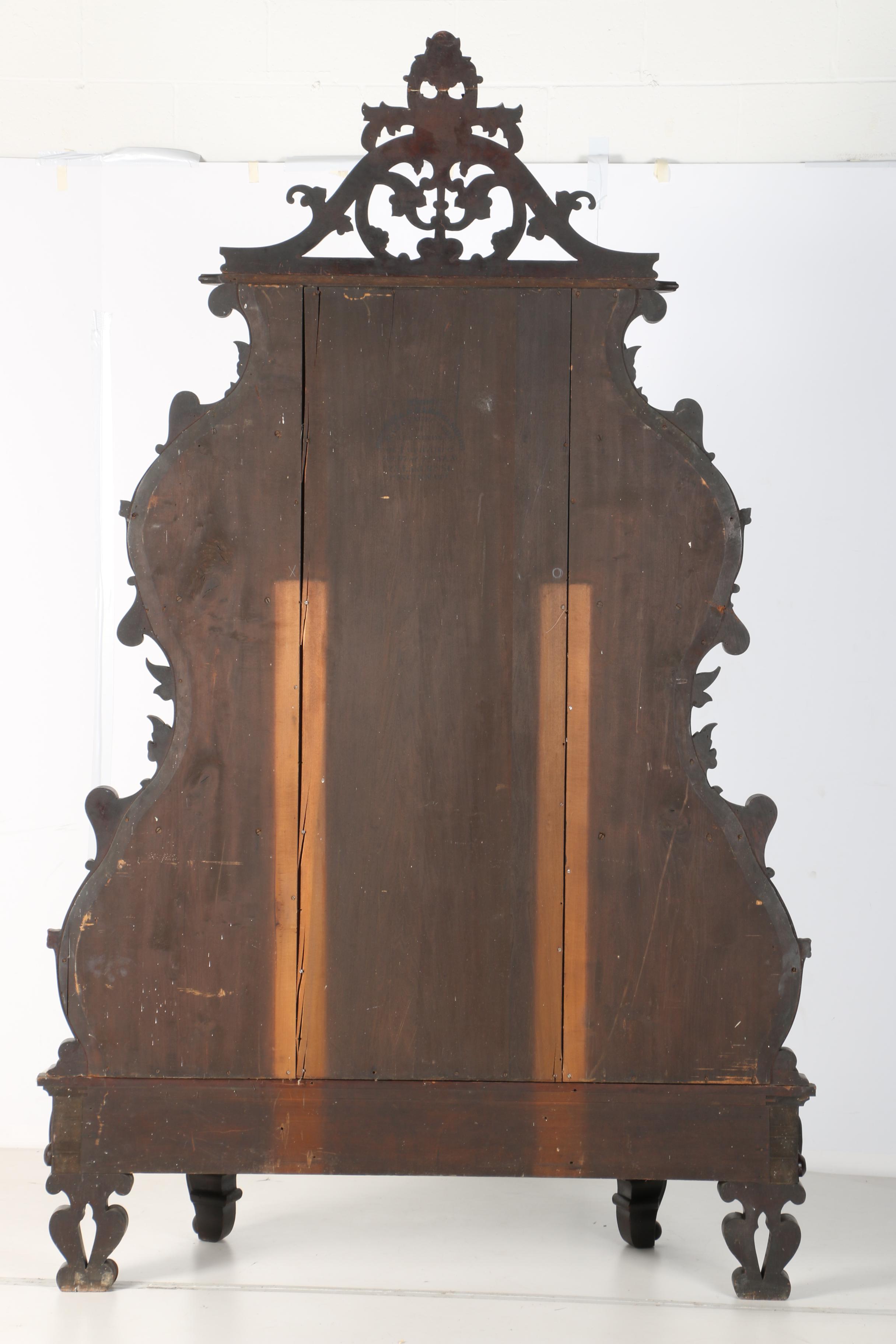 Mitchell and Rammelsberg 19th Century Rosewood Etagere