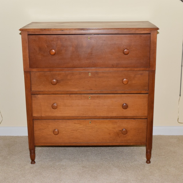 Antique Maple Butler's Desk