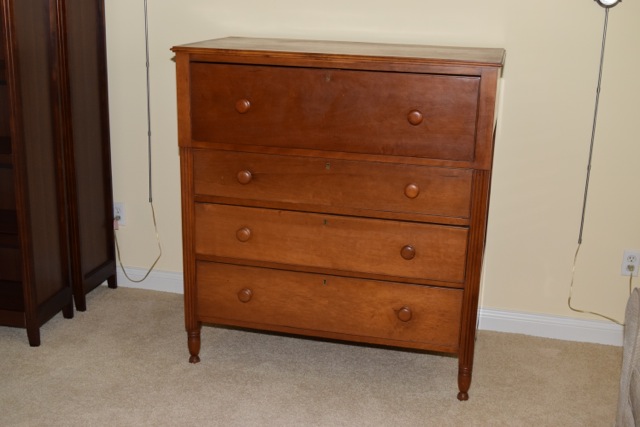 Antique Maple Butler's Desk