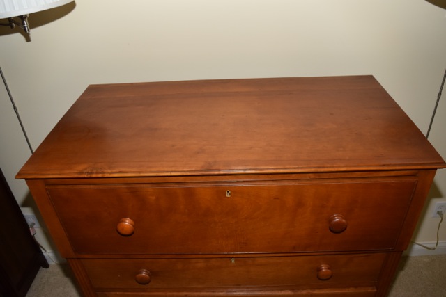 Antique Maple Butler's Desk