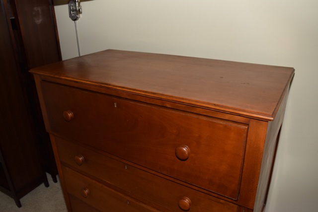Antique Maple Butler's Desk