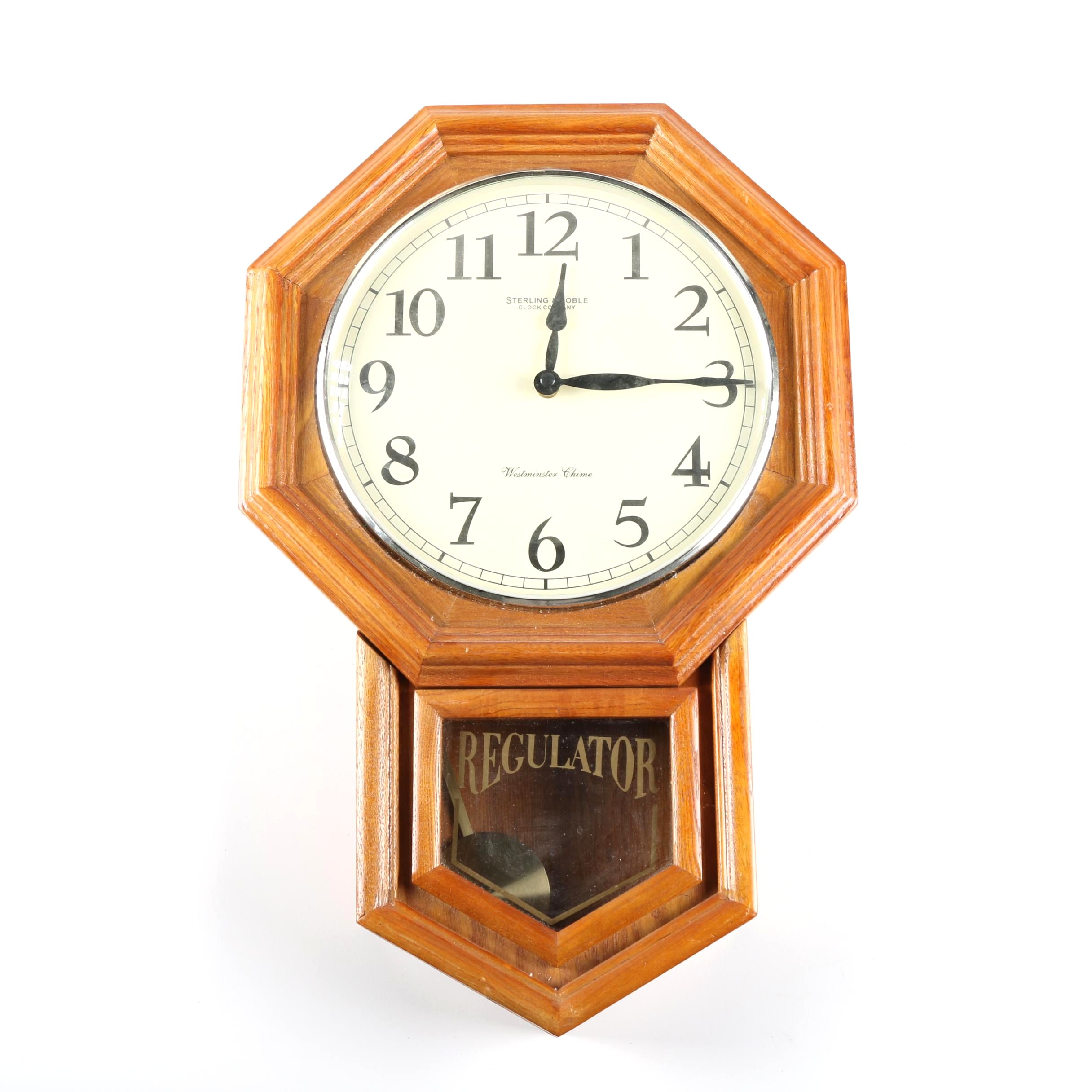 Regulator Pendulum Wall Clock