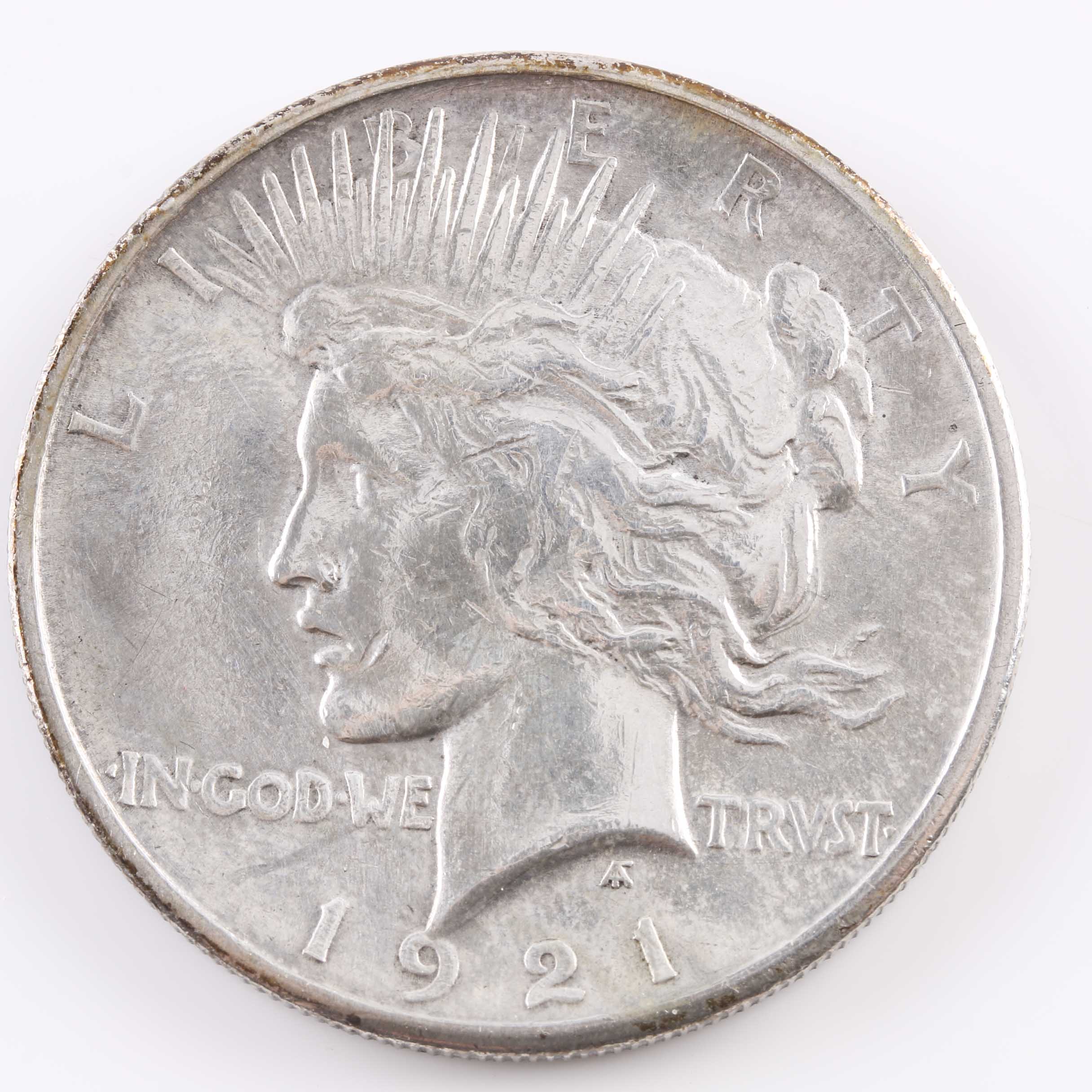 Complete Collection of Twenty-four Silver Peace Dollars in a Whitman Coin Folder