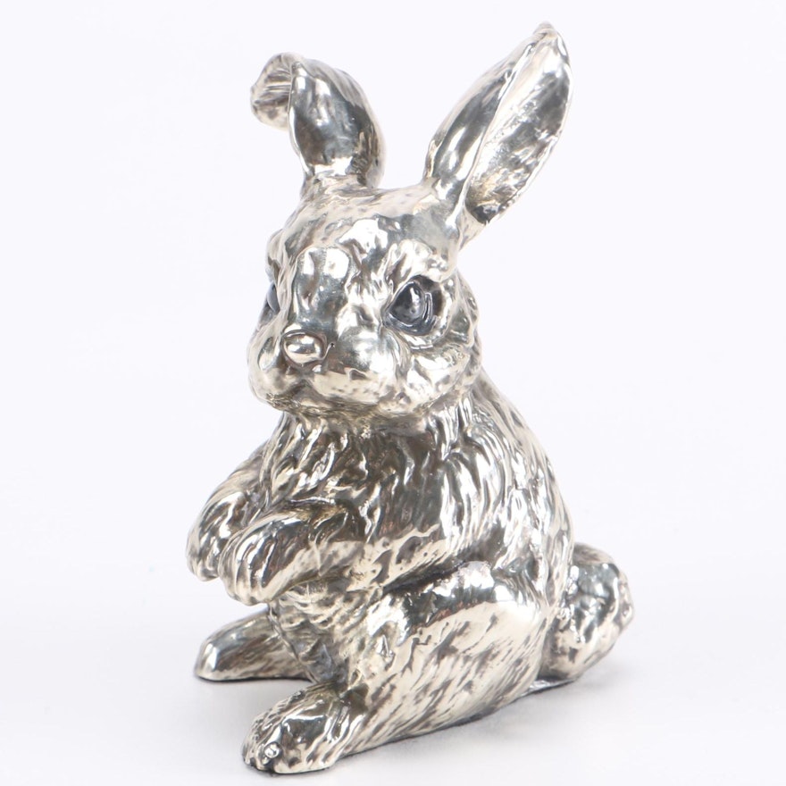 D'Argenta Internacional Silver Plate Bunny