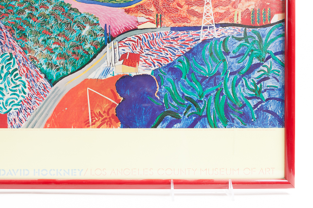 David Hockney Poster Print "Mulholland Drive the Road to the Studio"
