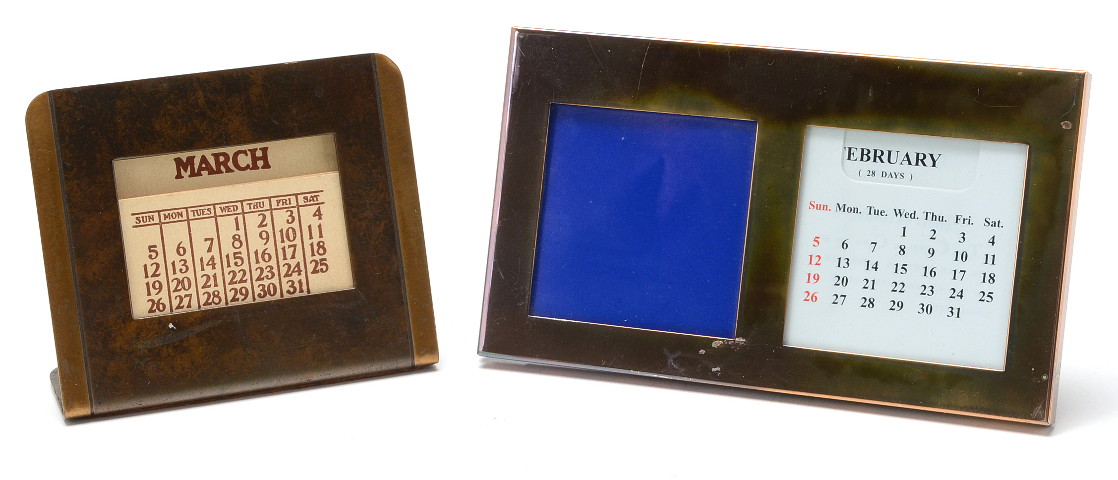 Collection of Vintage Perpetual Calendars