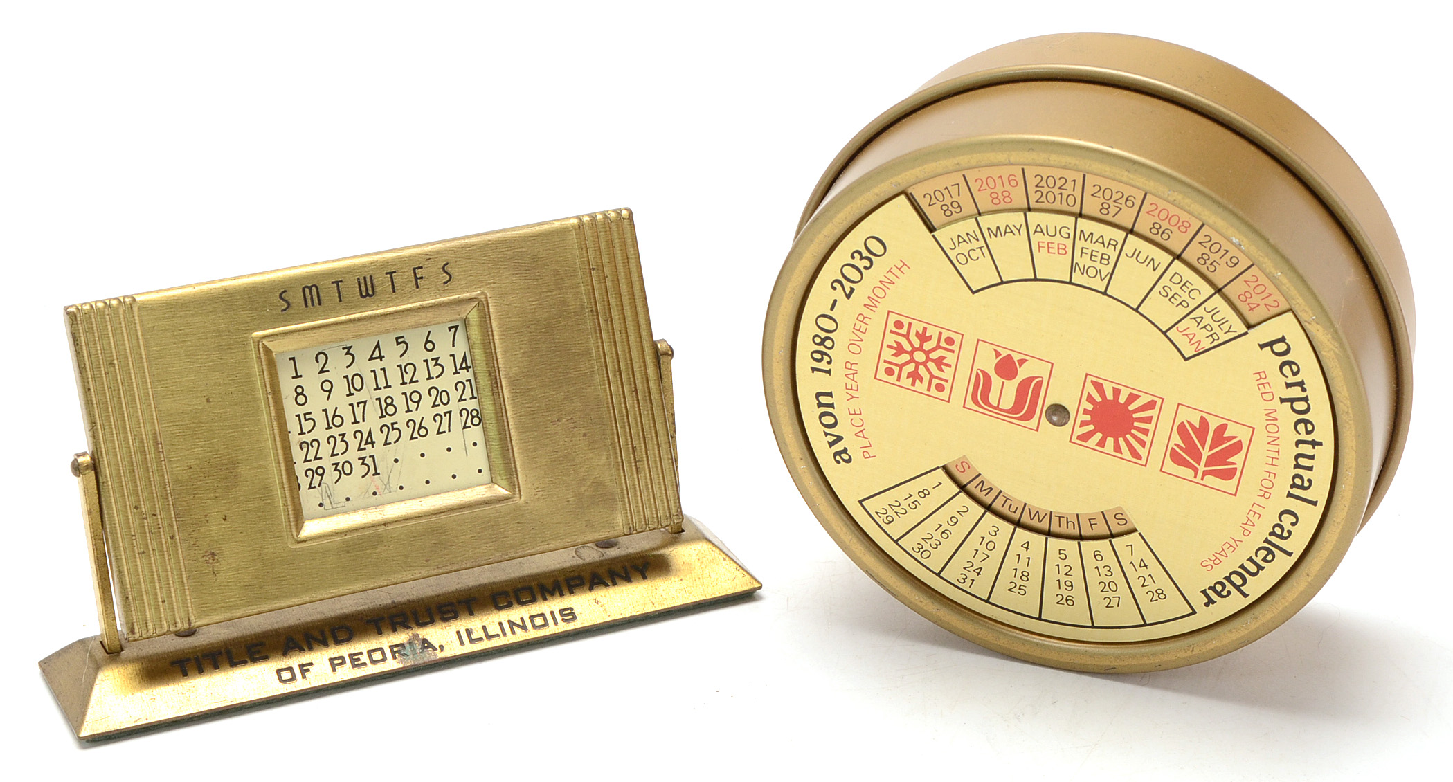 Collection of Vintage Perpetual Calendars