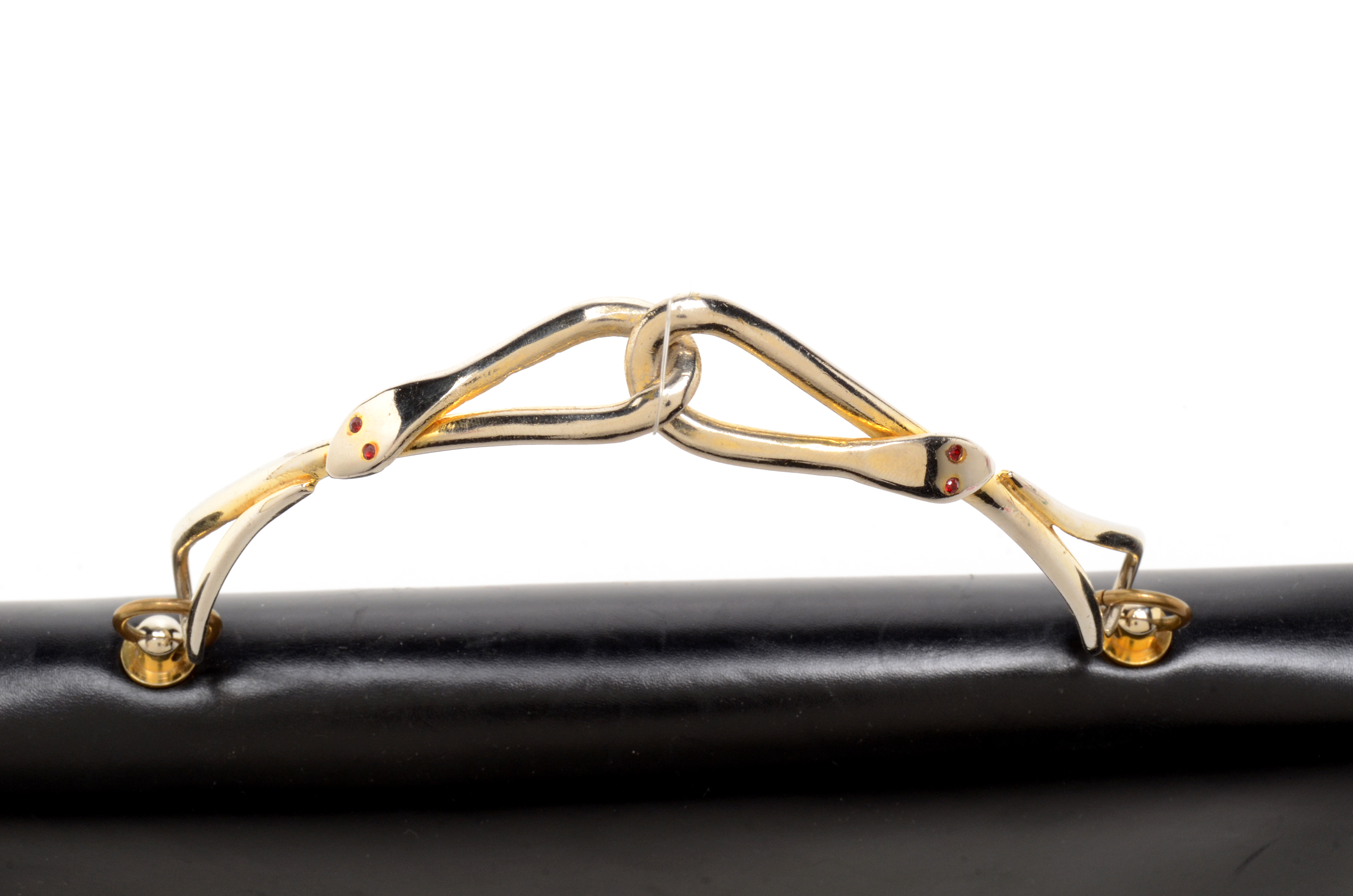 Vintage Roberta di Camerino Leather Snake Clutch