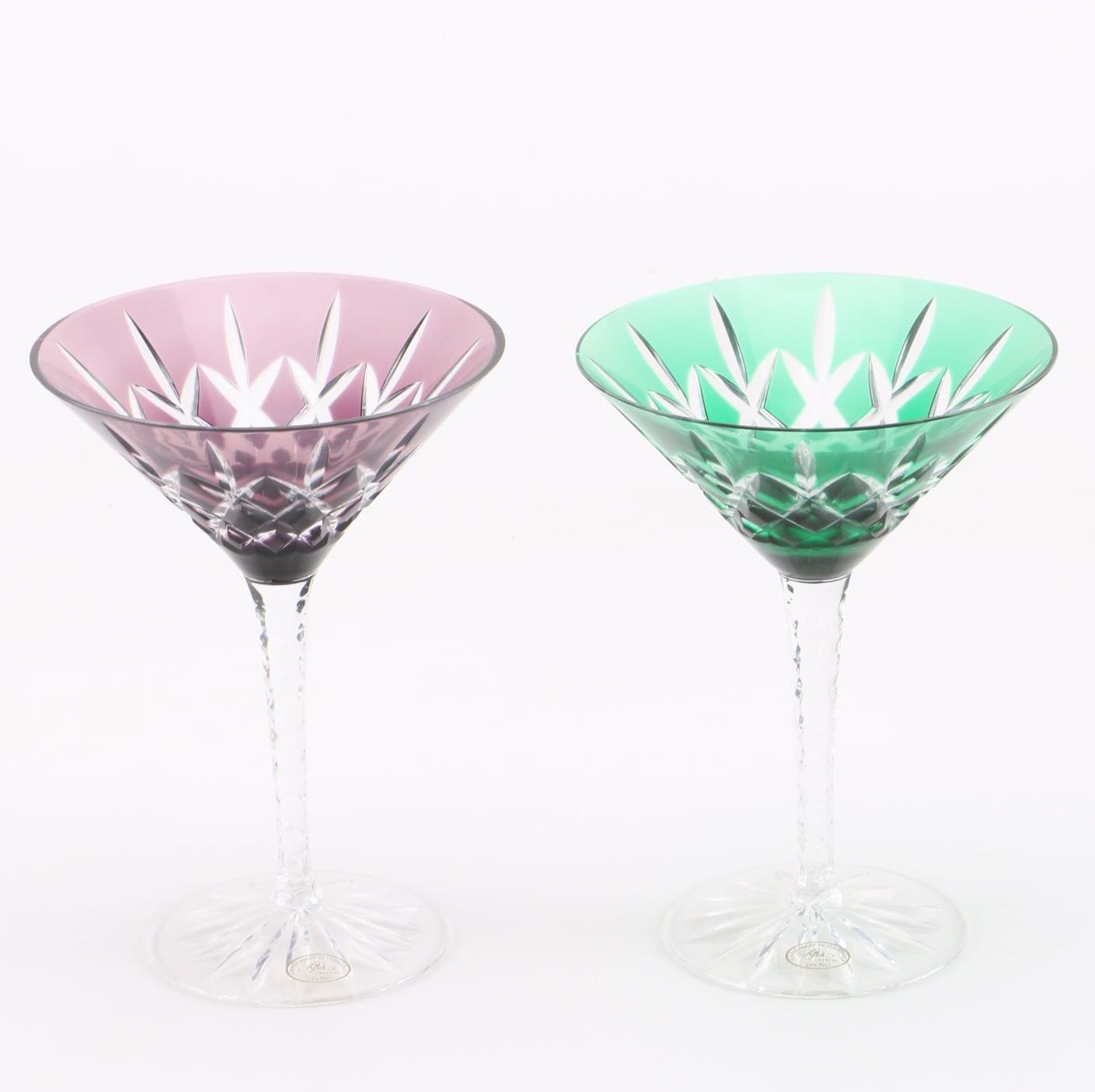 Ajka Crystal "Arabella" Martini Glasses